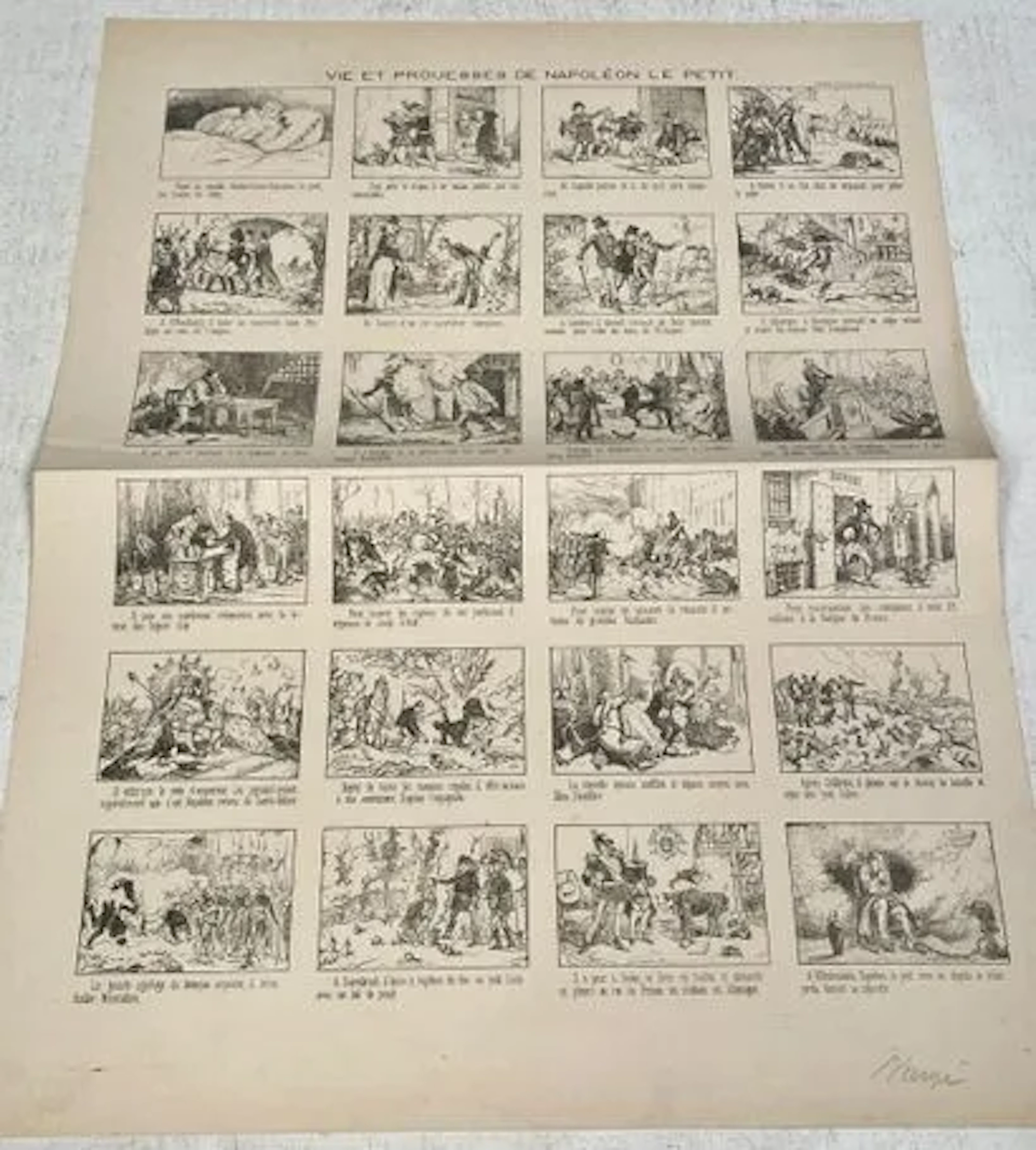 VIE ET PROUESSES DE NAPOLÉON LE PETIT - Lot 298