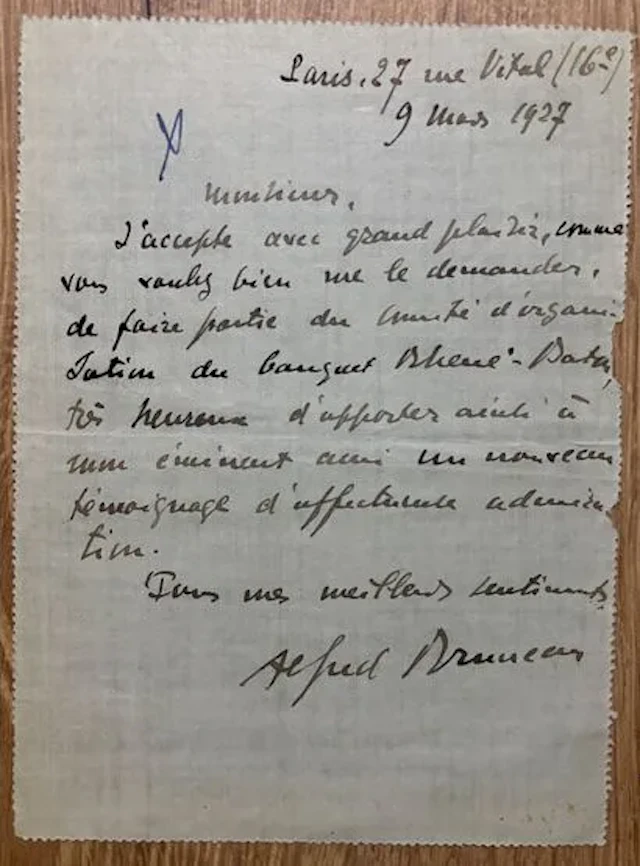 BRUNEAU (Alfred) (1857–1934). French composer and conductor. - Lot 23