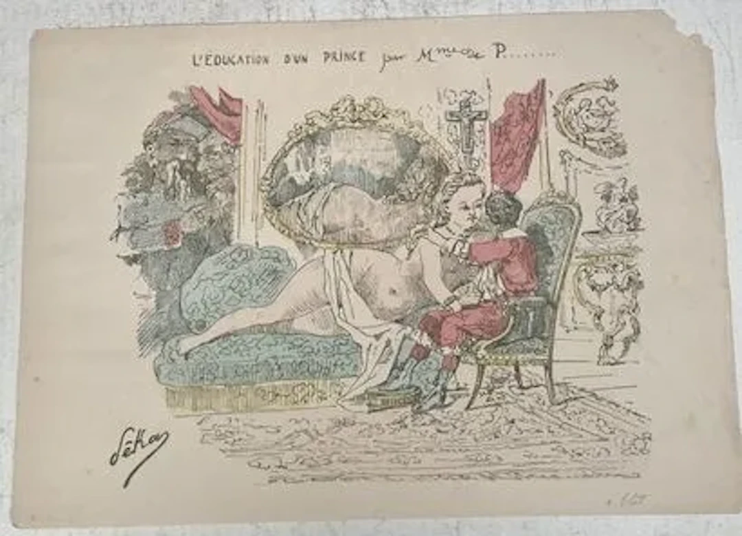 L'ÉDUCATION D'UN PRINCE — VARIANTE DE COLORIS - Lot 167