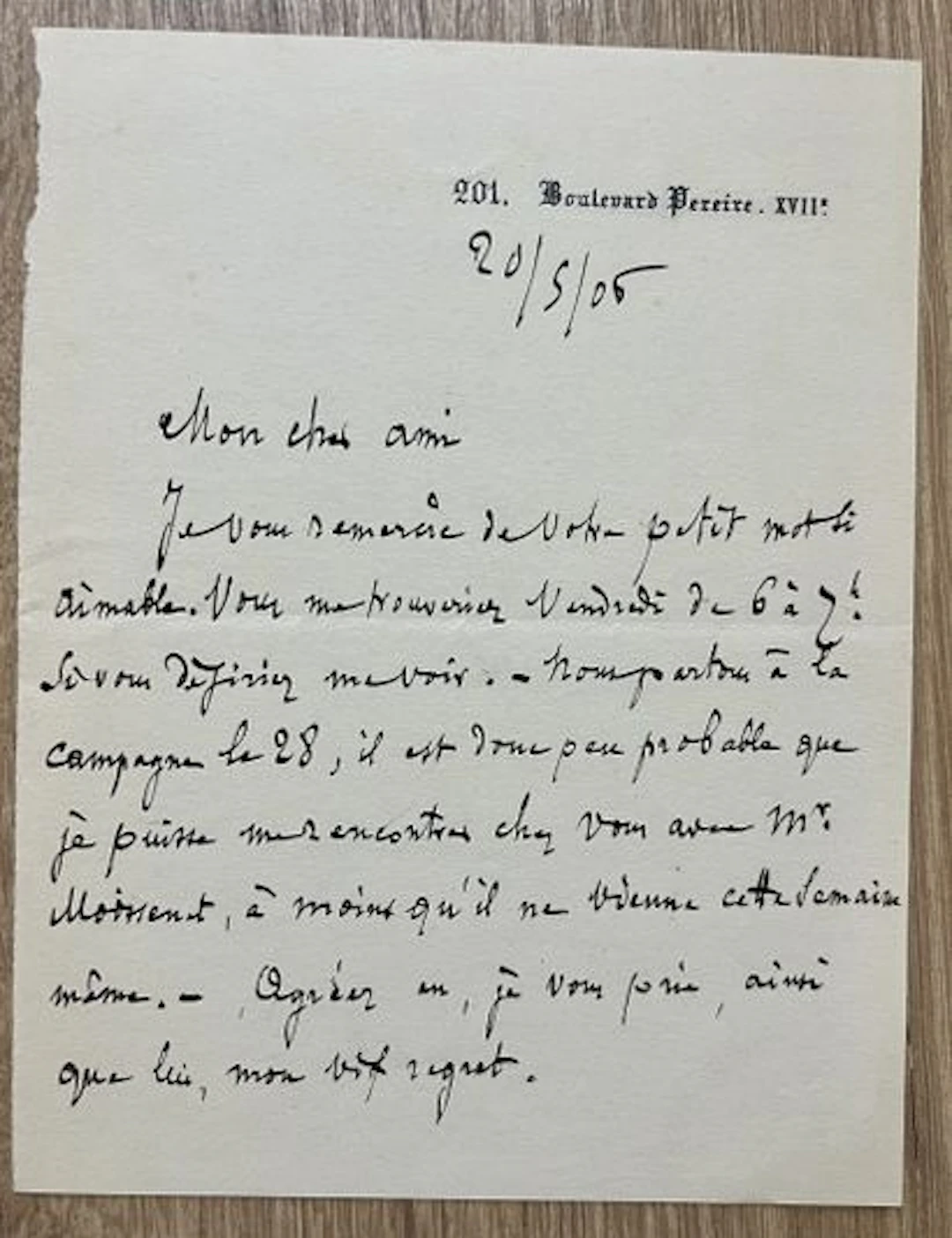 DUBOIS (Théodore) (1837-1924), compositeur, organiste et péd - Lot 137
