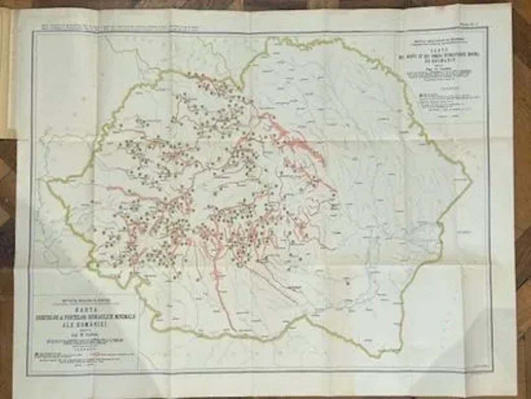 ROMÂNIA HĂRȚI GEOGRAFICE - Lot 59