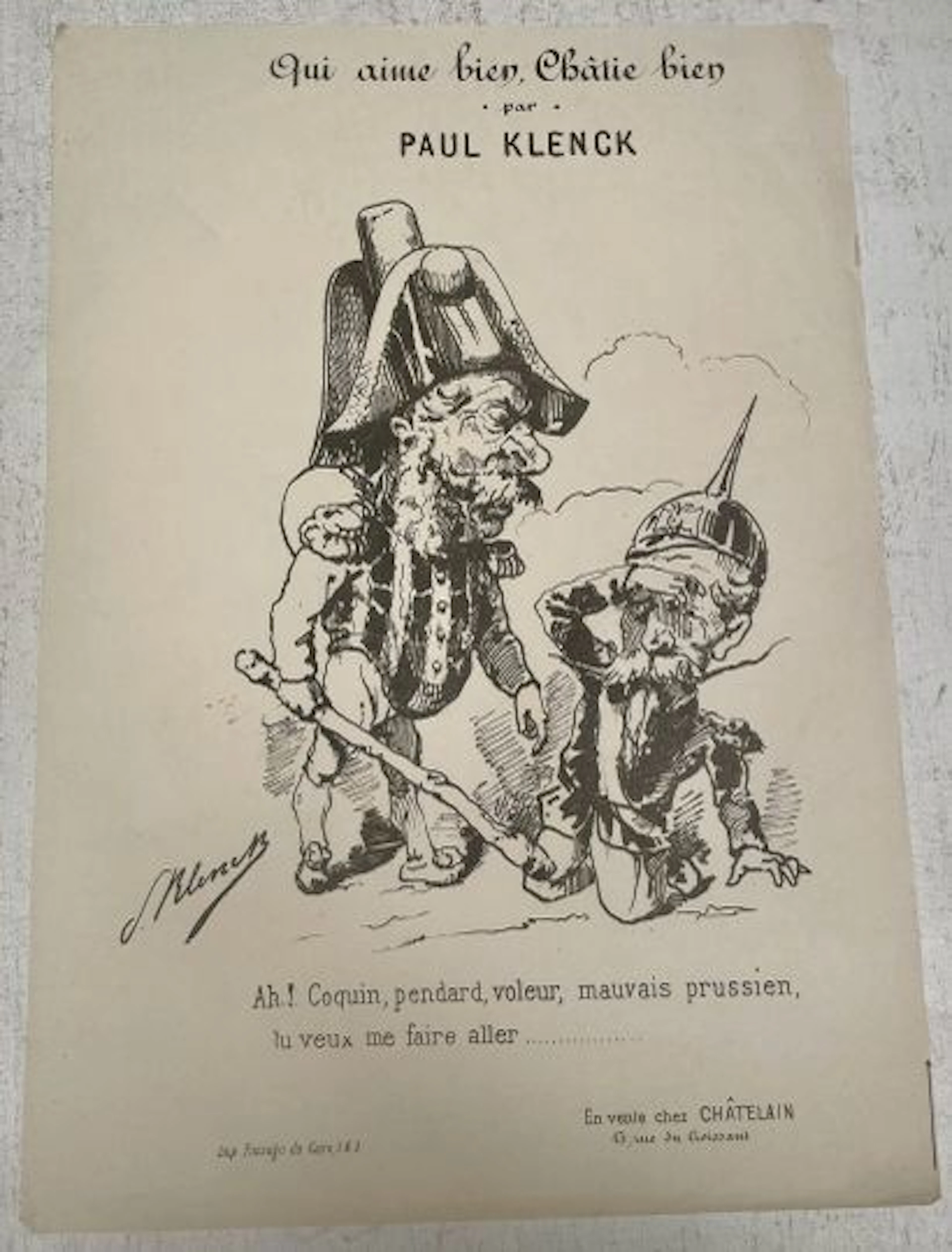 QUI AIME BIEN, CHÂTIE BIEN - Lot 271