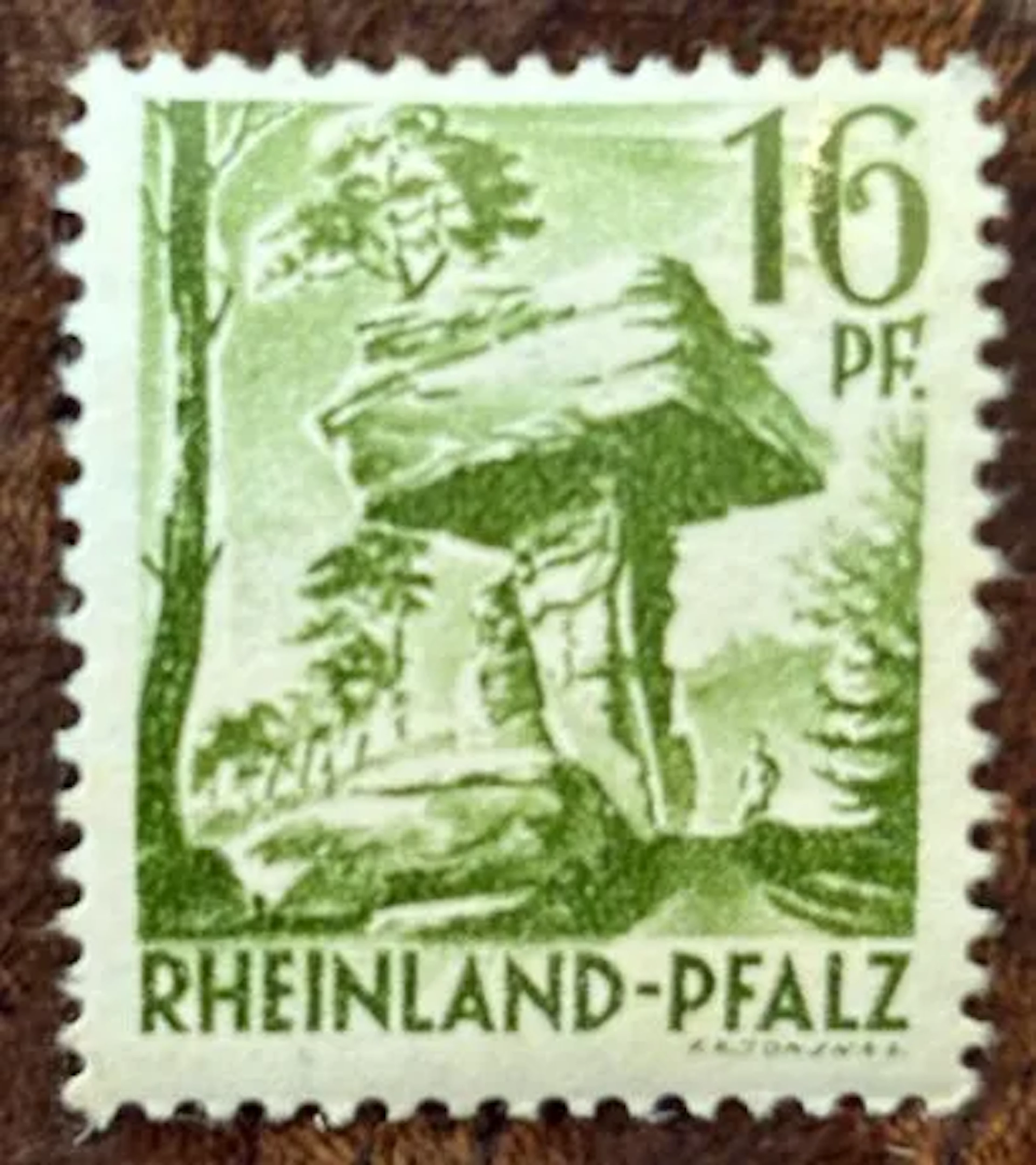 ALLEMAGNE — Zone française, Rhénanie-Palatinat — « Teufelsti - Lot 21