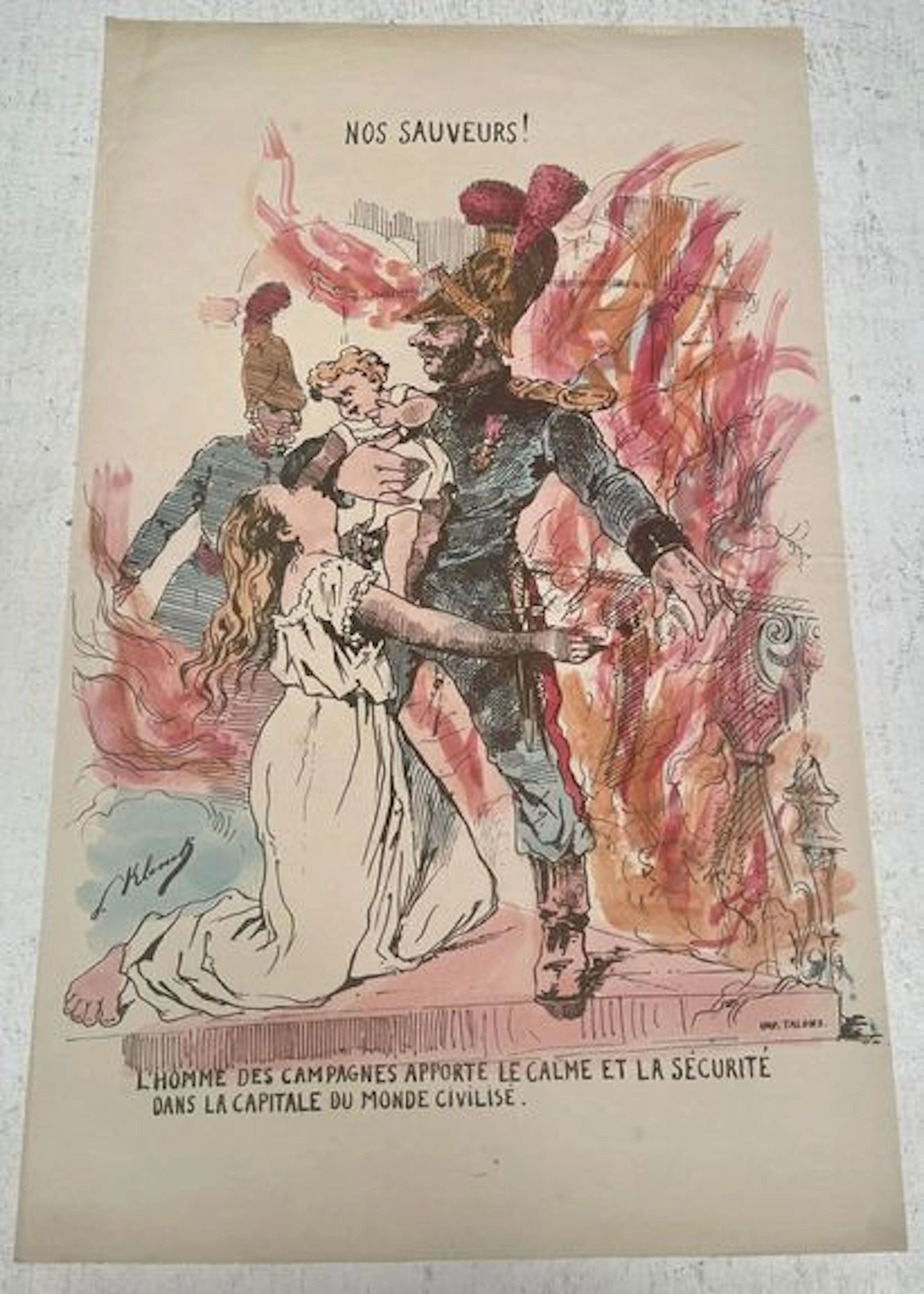 OUR SAVORS! — COLORED PRINT - Lot 243
