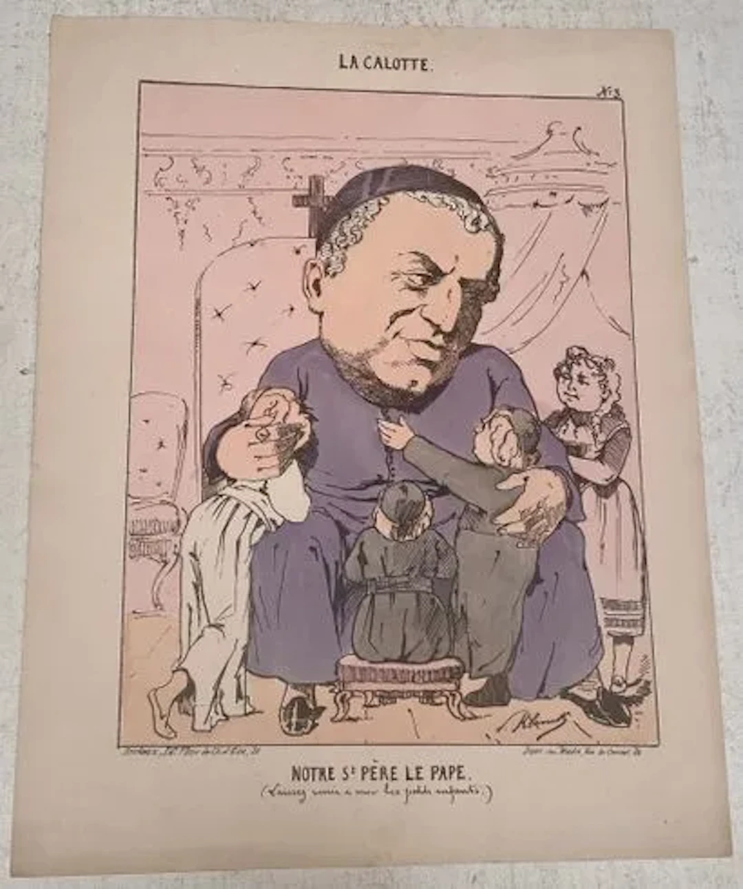 KLENCK — LA CALOTTE, « NOTRE St PÈRE LE PAPE » - Lot 150