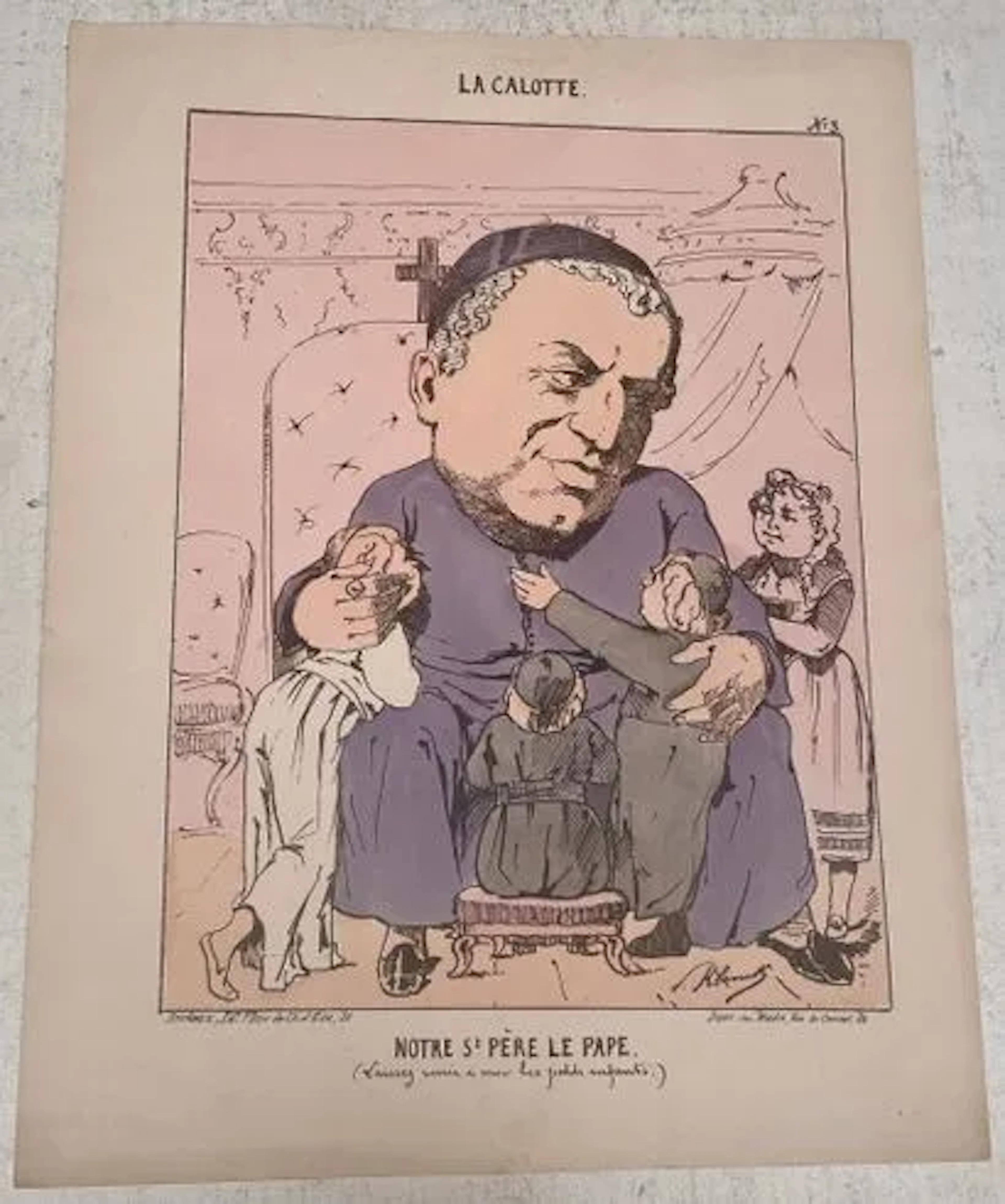 KLENCK — LA CALOTTE, « NOTRE St PÈRE LE PAPE » - Lot 150