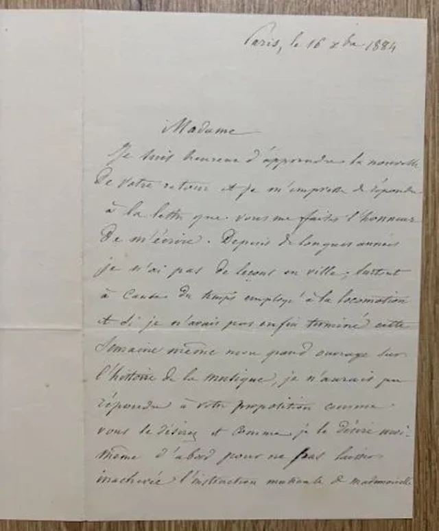 CLÉMENT (Félix) (1822–1885). French organist, composer, and - Lot 56