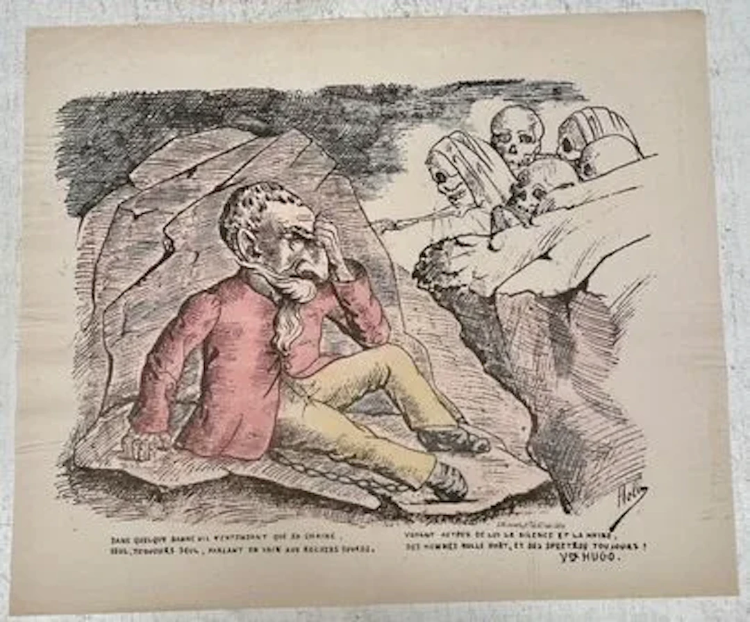 HADOL — VICTOR HUGO IN EXILE - Lot 133