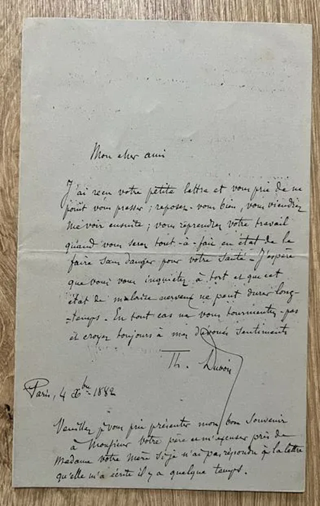 DUBOIS (Théodore) (1837-1924), compositeur, organiste et péd - Lot 140
