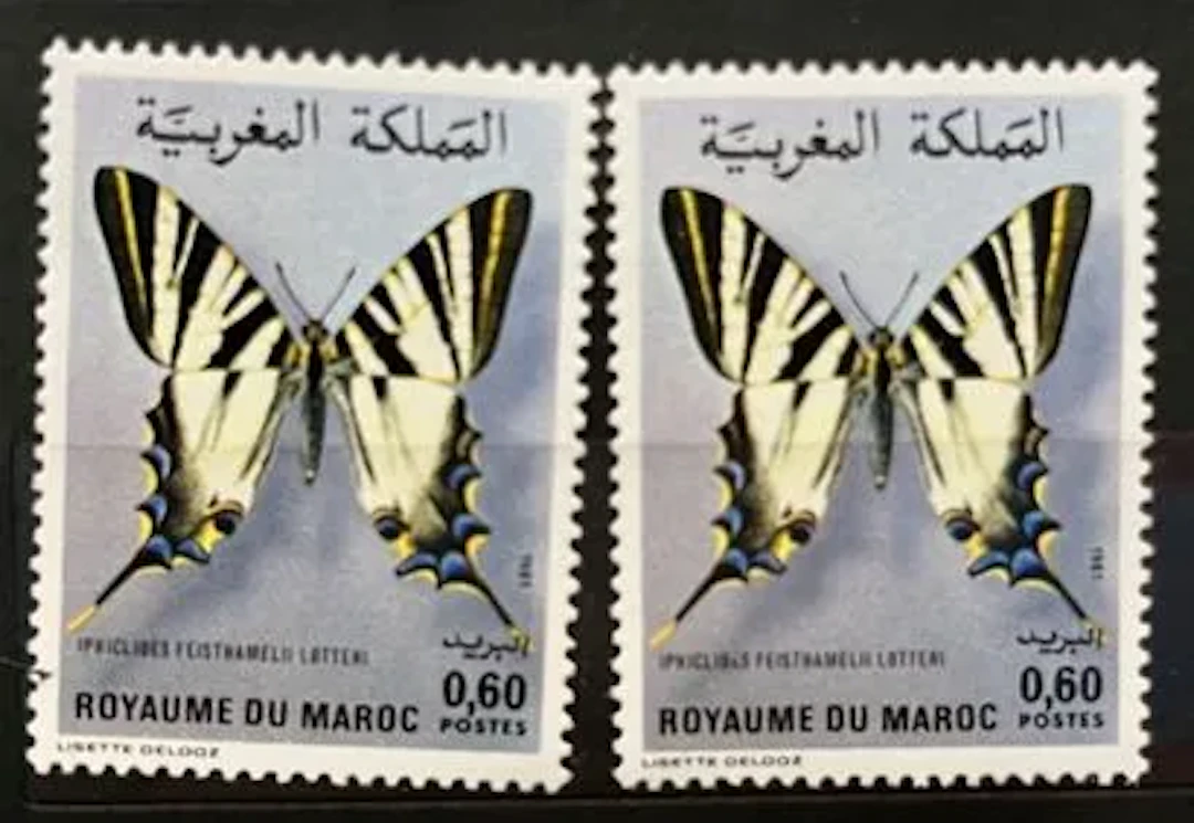 MAROC — PAPILLON — IPHICLIDES FEISTHAMELII — 0,60 DH — 1981 - Lot 263