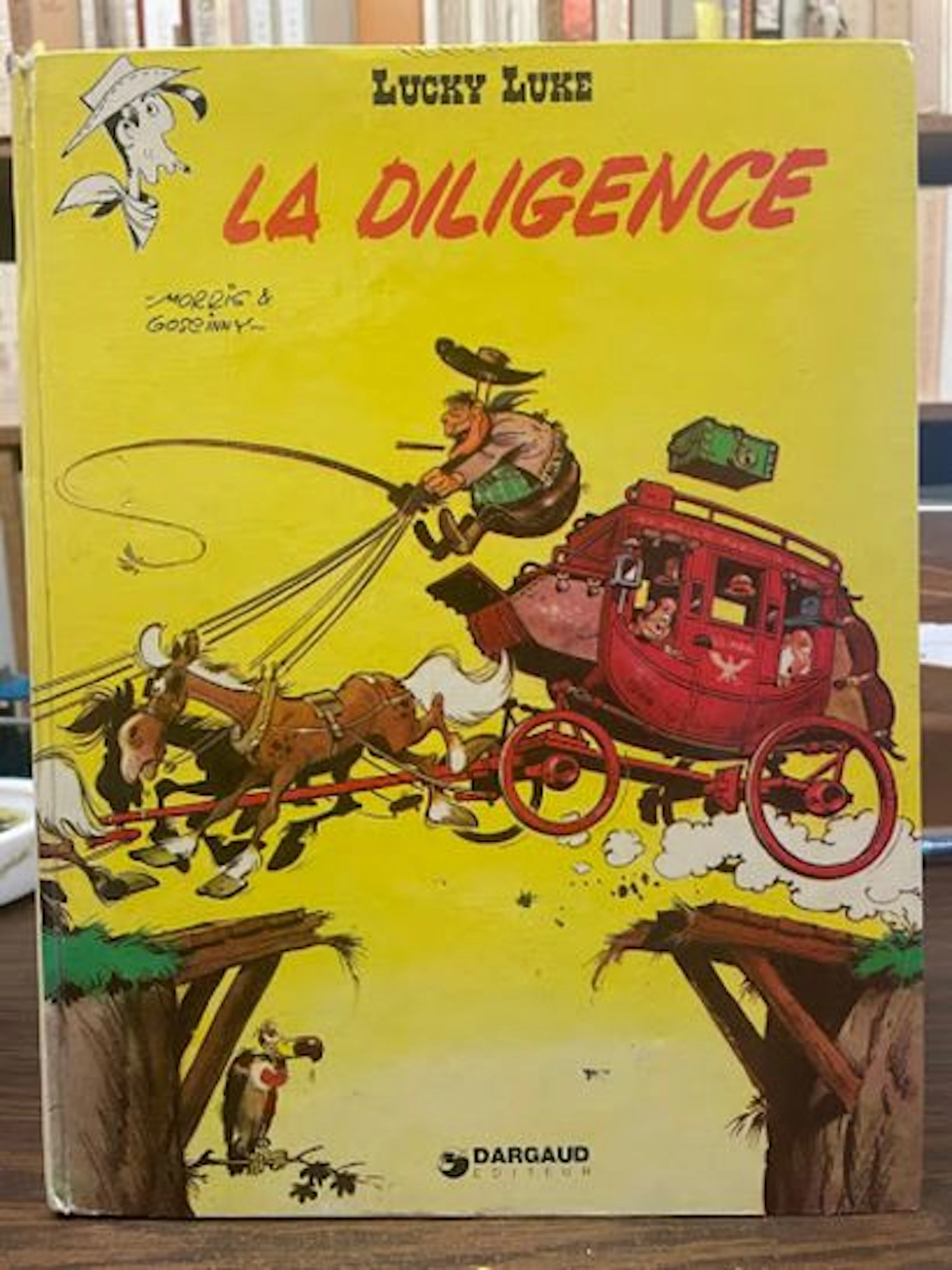 Lucky Luke Comic Book - *La Diligence* - Dargaud Reprint, 19 - Lot 267