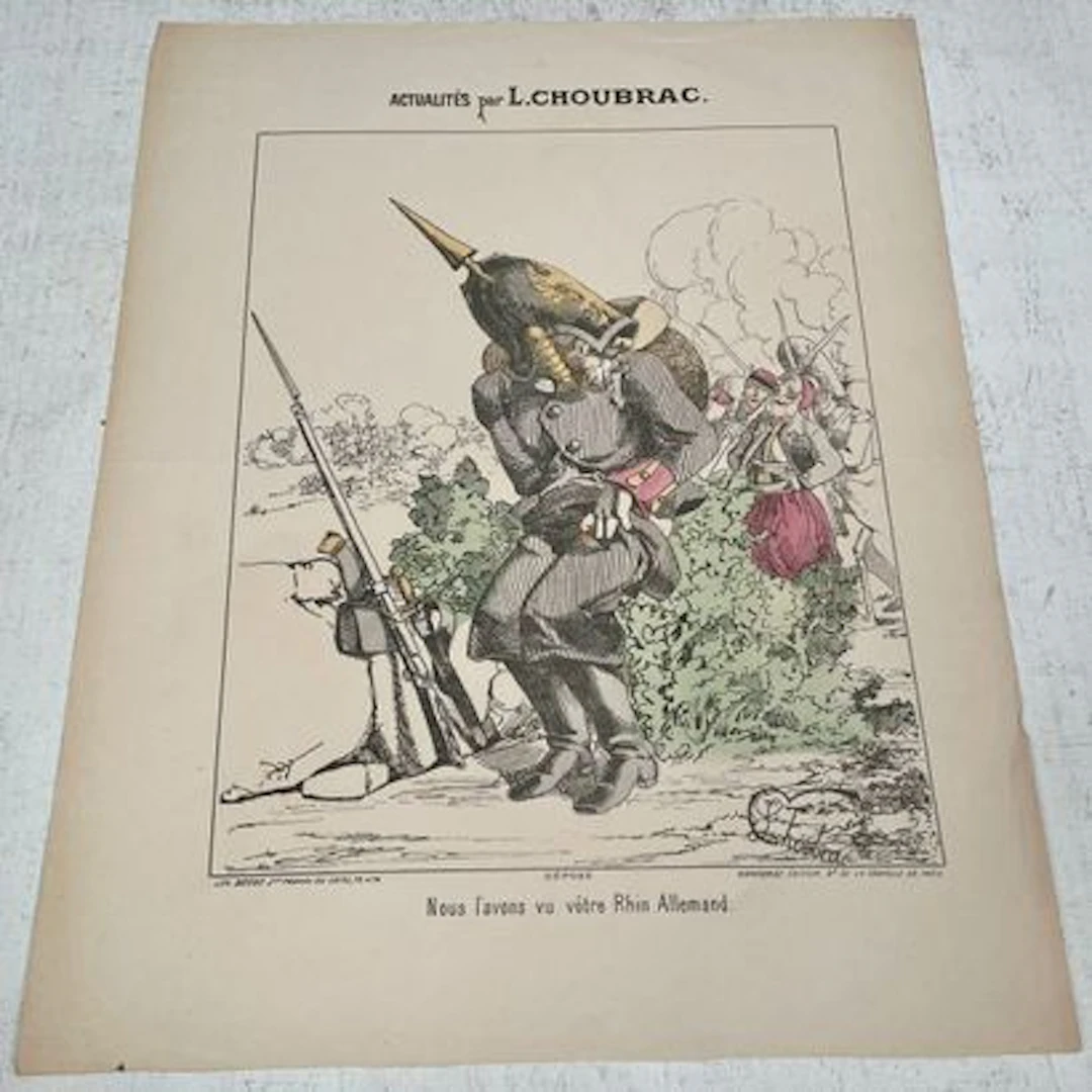 « NOUS L'AVONS VU VÔTRE RHIN ALLEMAND » - Lot 16