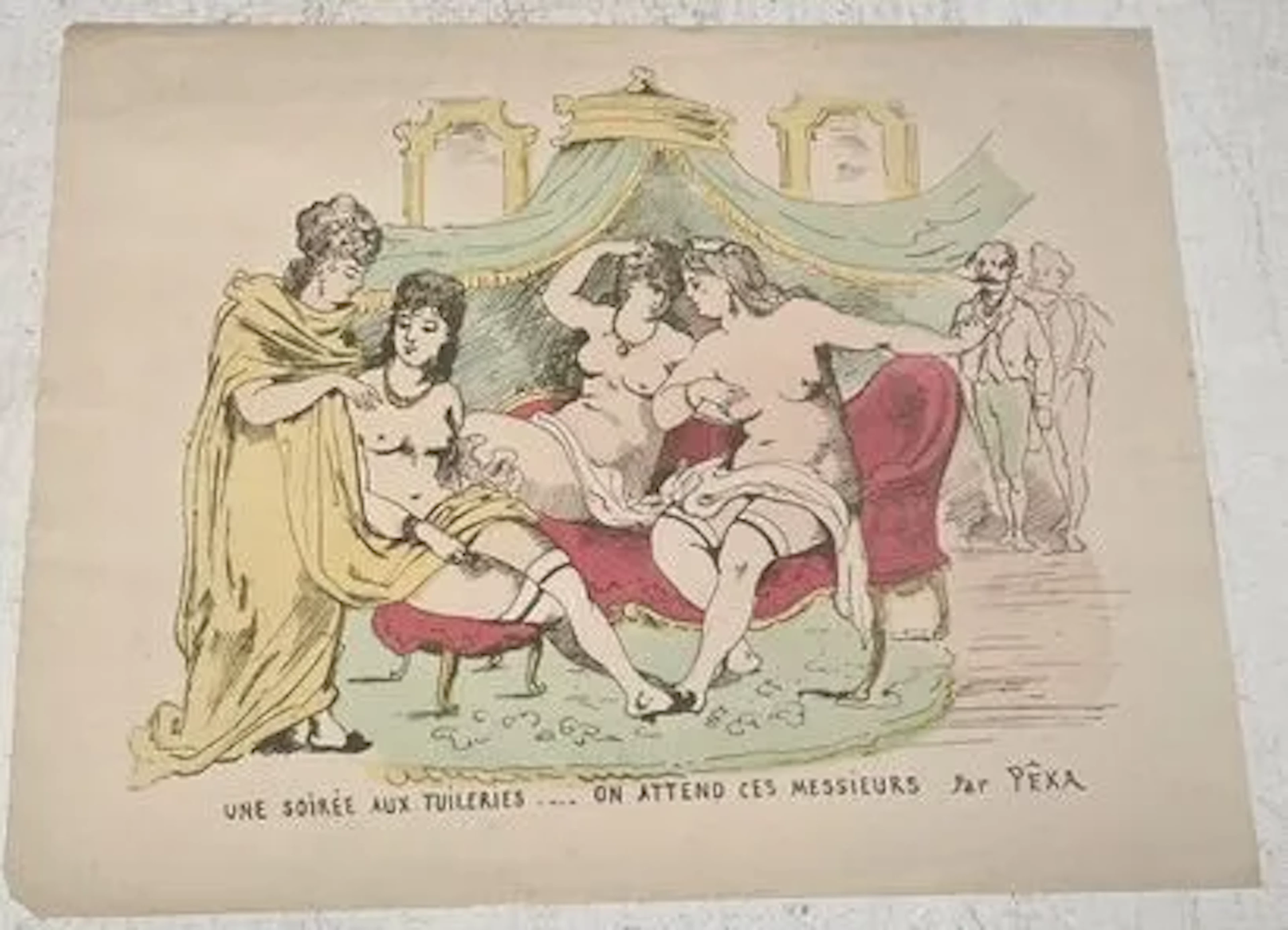 AN EVENING AT THE TUILERIES — COLOR VARIATION - Lot 294