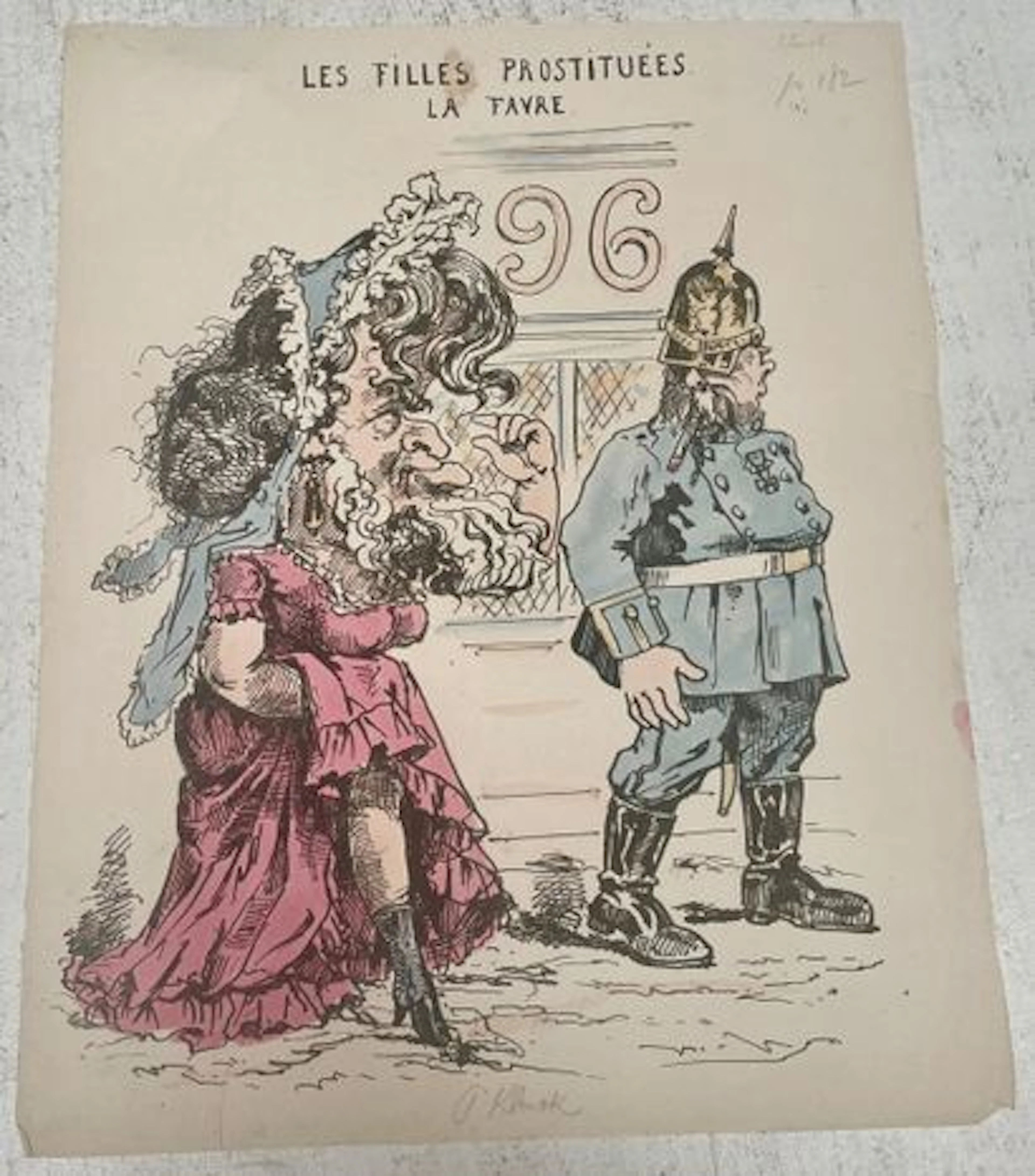 LES FILLES PROSTITUÉES — LA FAVRE - Lot 224