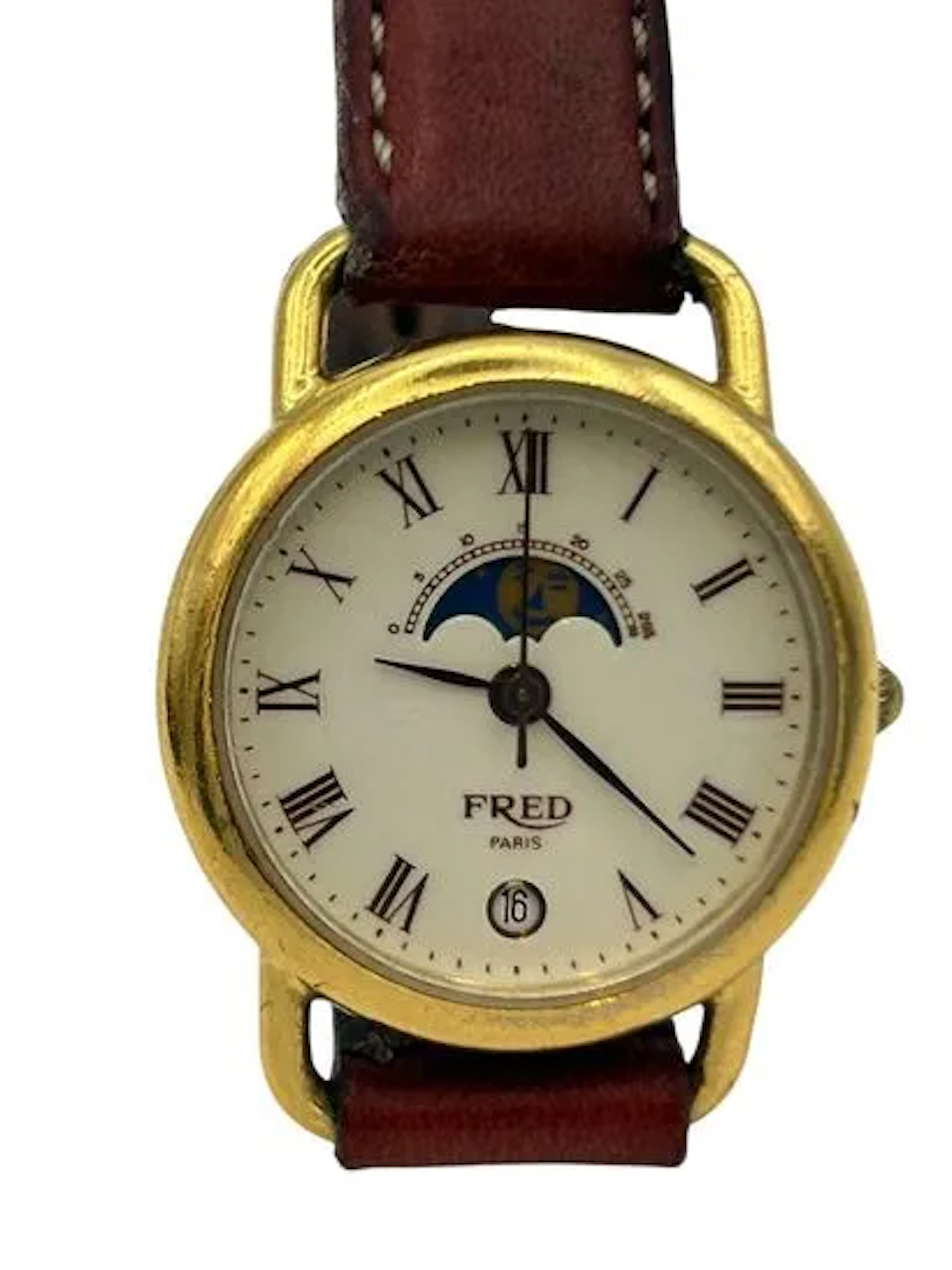FRED, montre de dame en métal doré - Lot 371