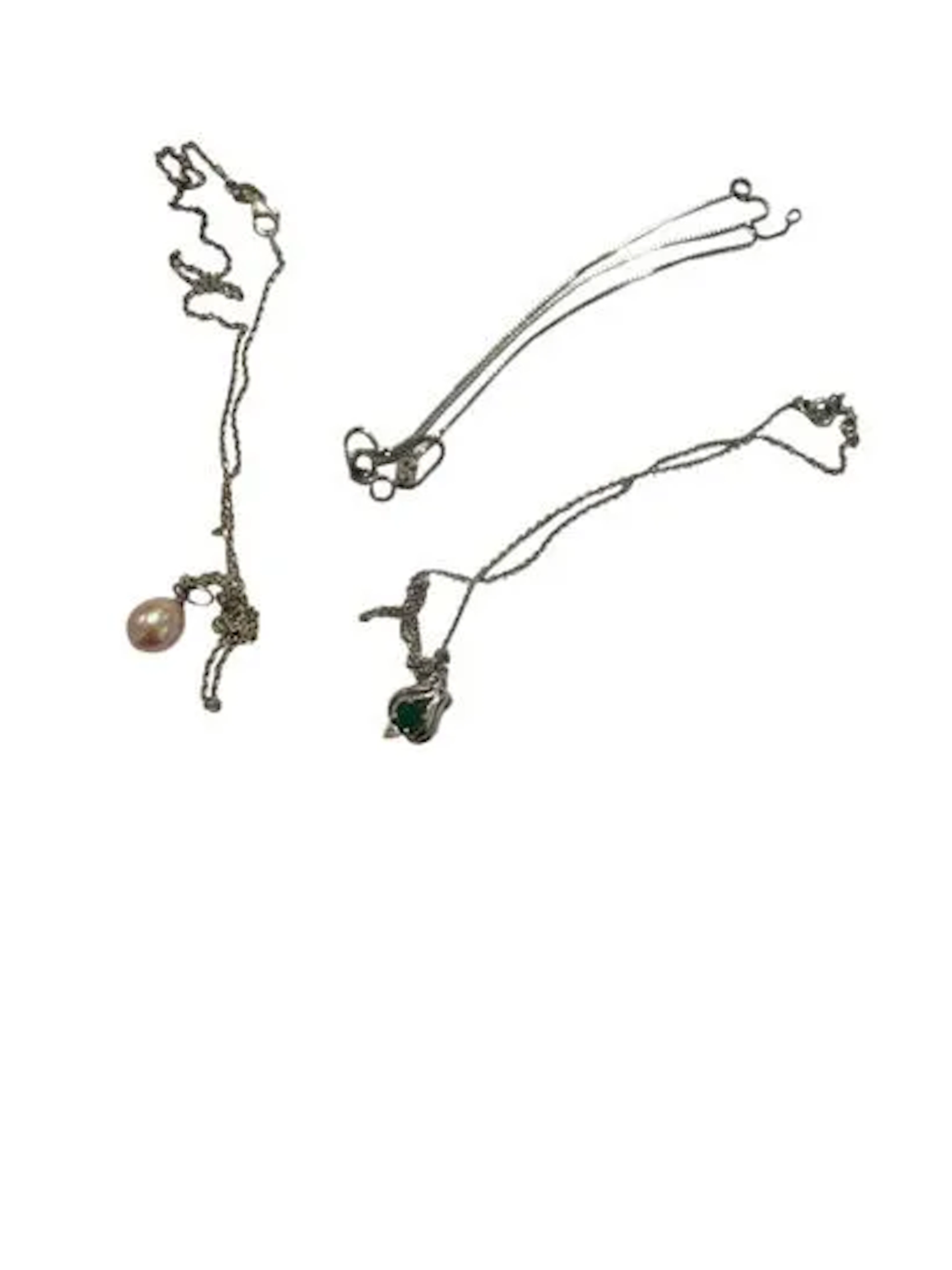SILVER NECKLACE SET - Lot 236
