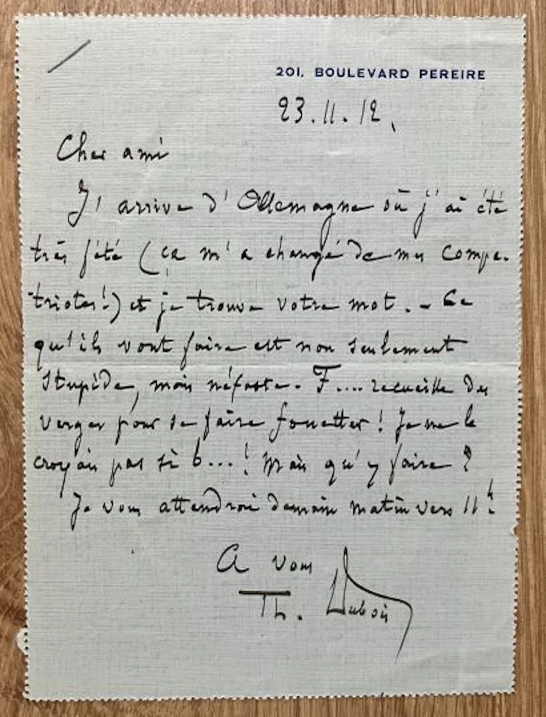 DUBOIS (Théodore) (1837-1924), compositeur, organiste et péd - Lot 131