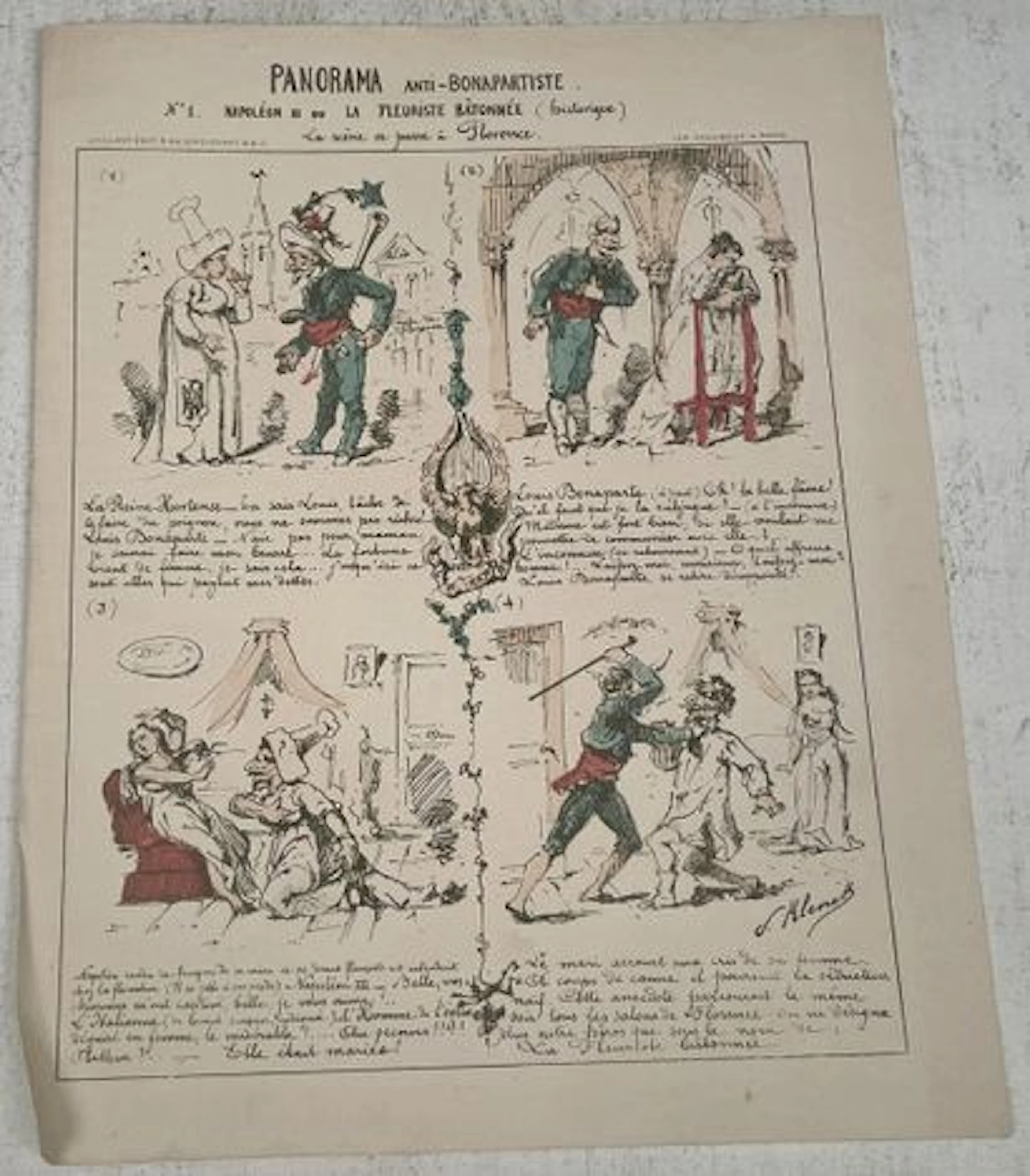 PANORAMA ANTI-BONAPARTISTE - Lot 250