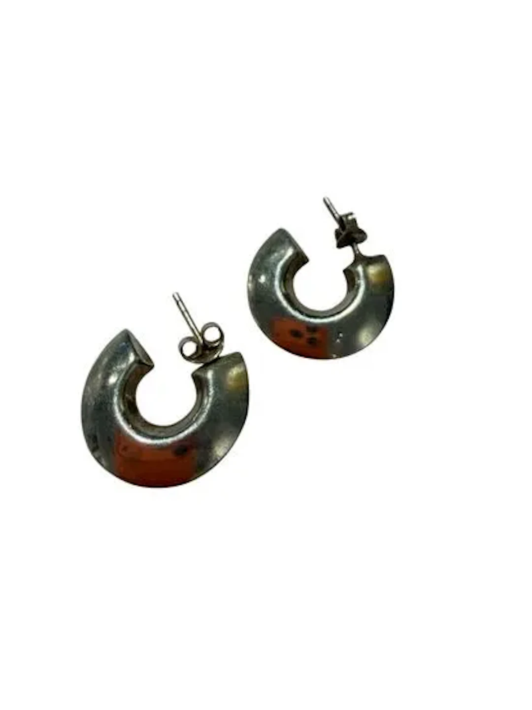 MODERNIST SILVER EARRINGS - Lot 56