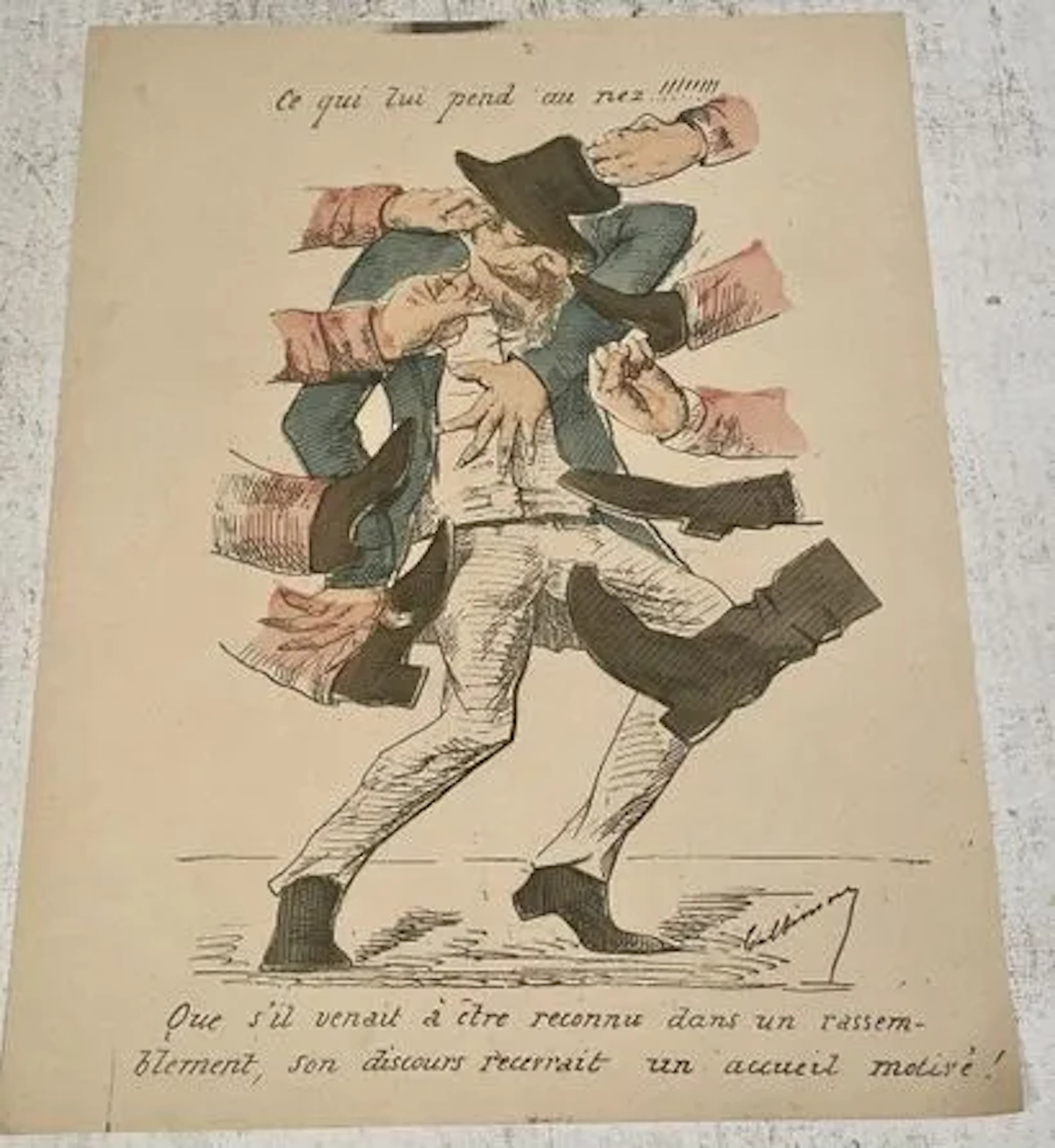 Ce qui lui pend au nez !!! - Lot 84