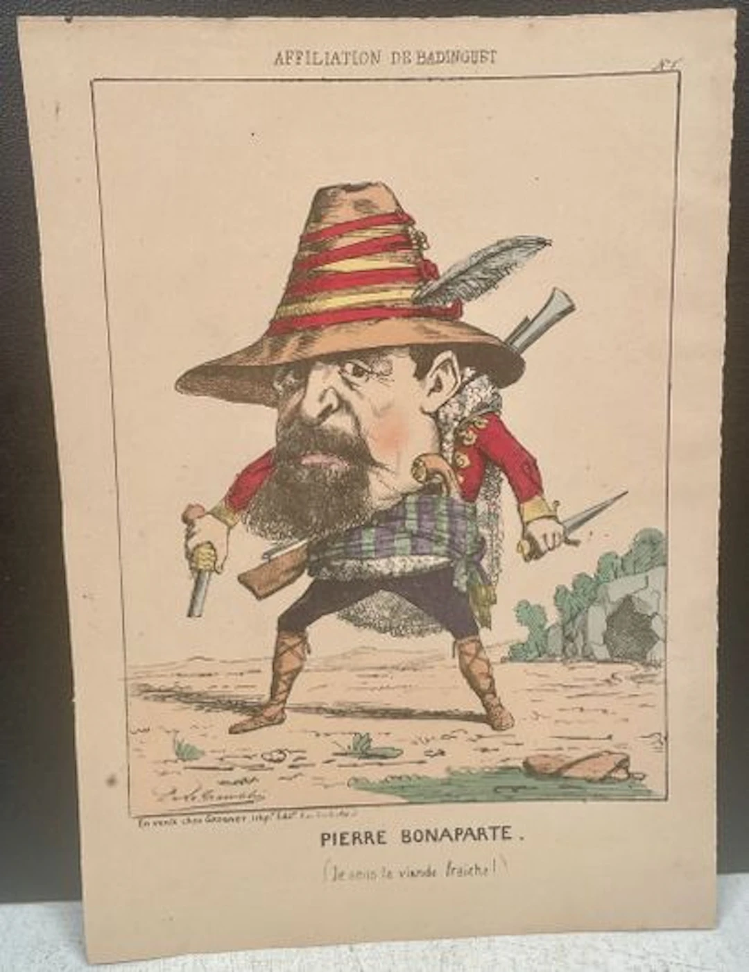 AFFILIATION DE BADINGUET, N° 5 — PIERRE BONAPARTE - Lot 51