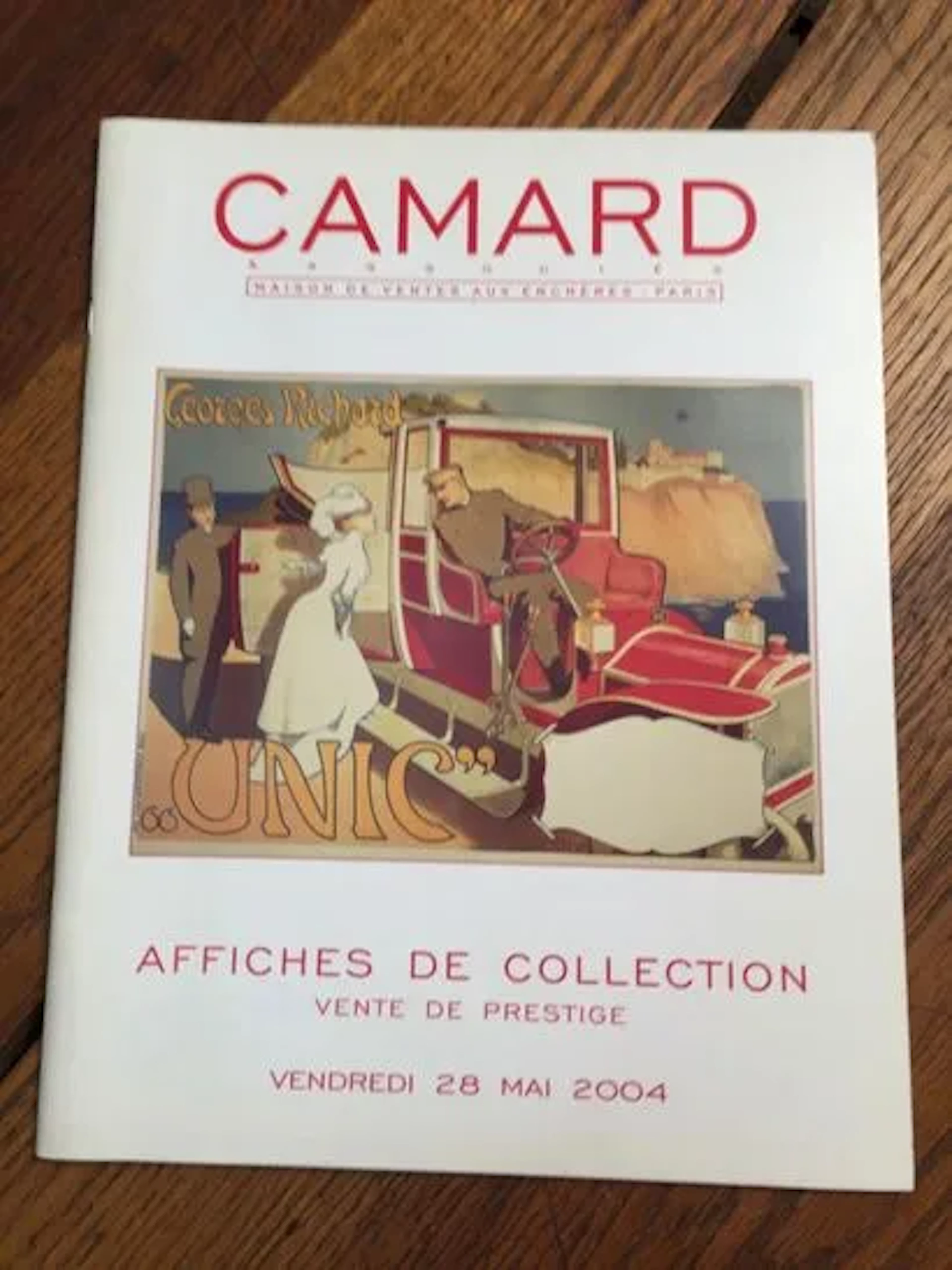 CAMARD — Collectible Posters. Prestige Auction, May 28, 2004 - Lot 50