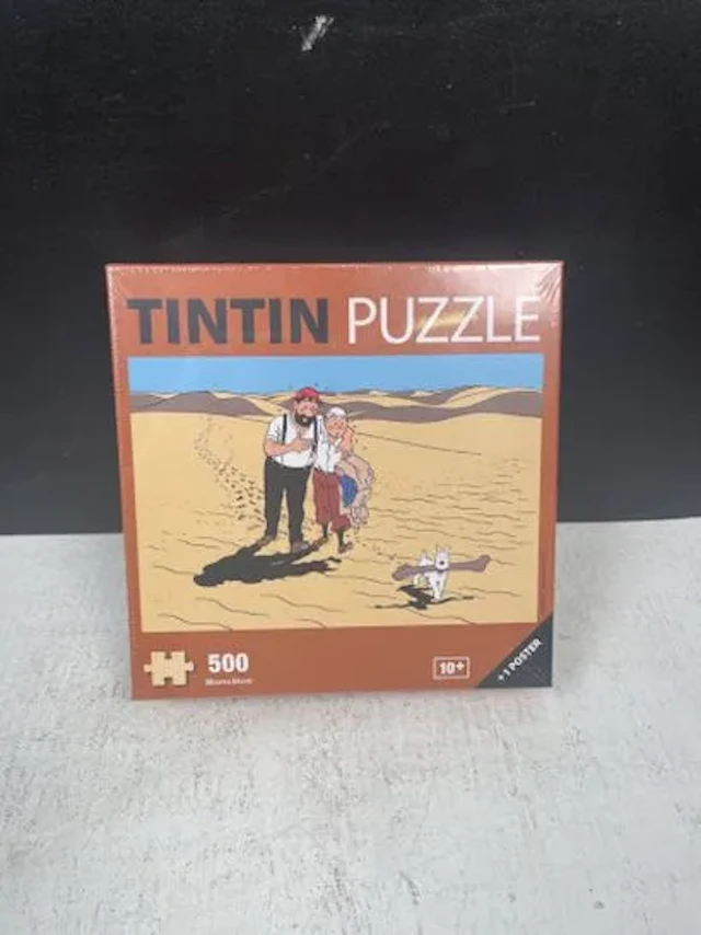 TINTIN (Hergé) - Puzzle 500 pièces : Dans le désert (Moulins - Lot 240
