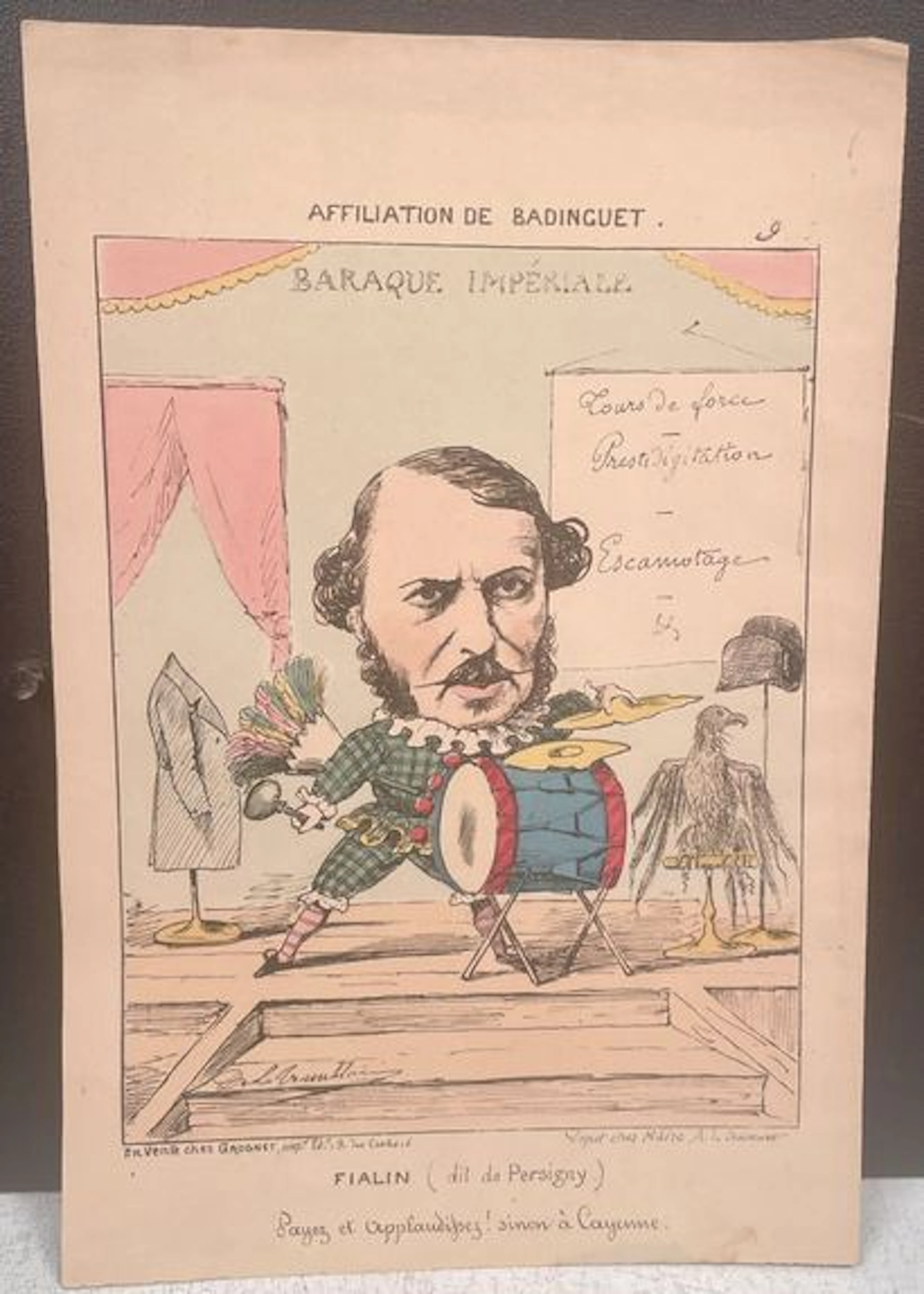BADINGUET’S ELECTORAL REGISTRATION, No. 9 — FIALIN - Lot 54