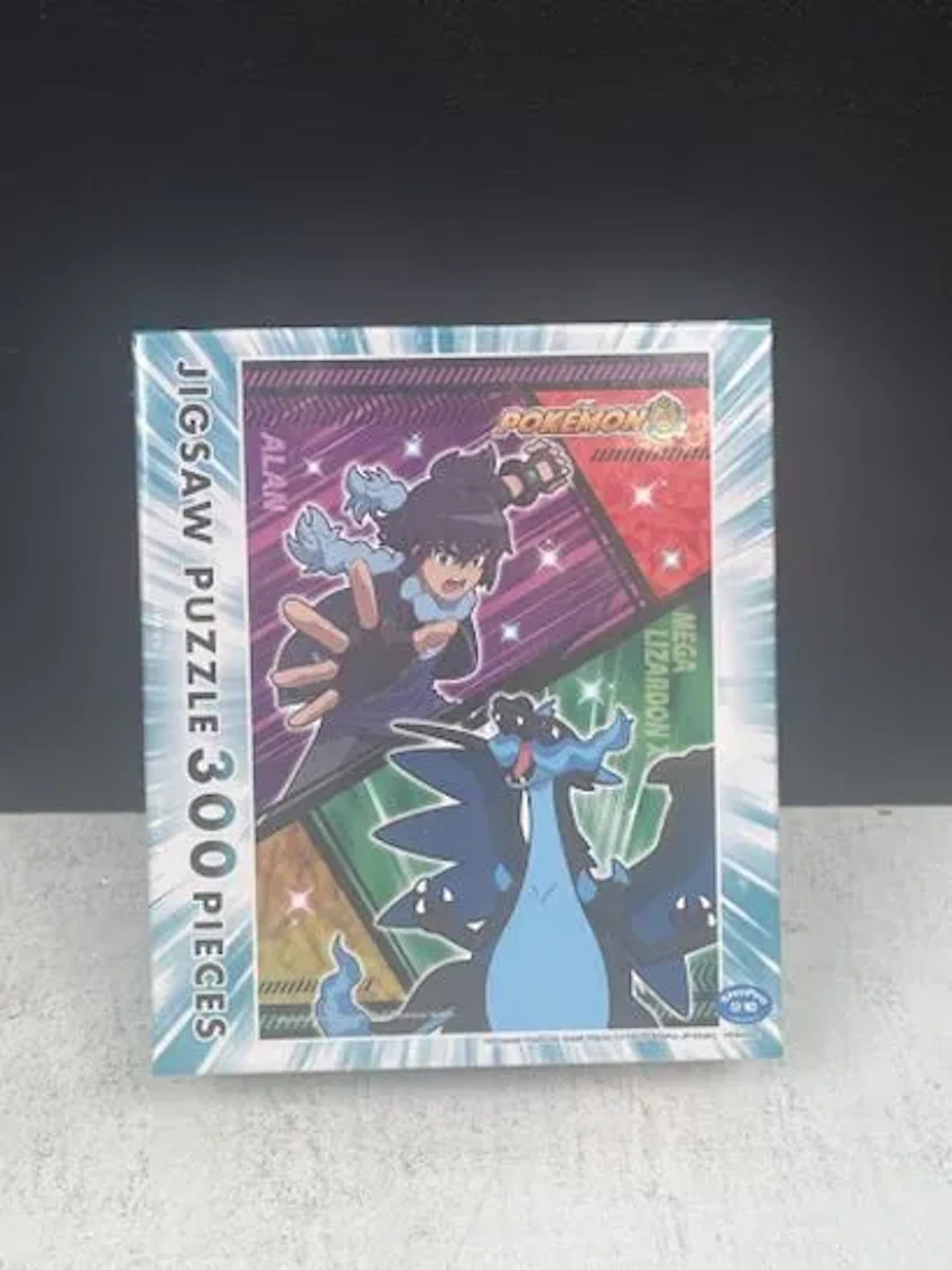 POKÉMON - Puzzle officiel 300 pièces : Alain & Méga-Dracaufe - Lot 174