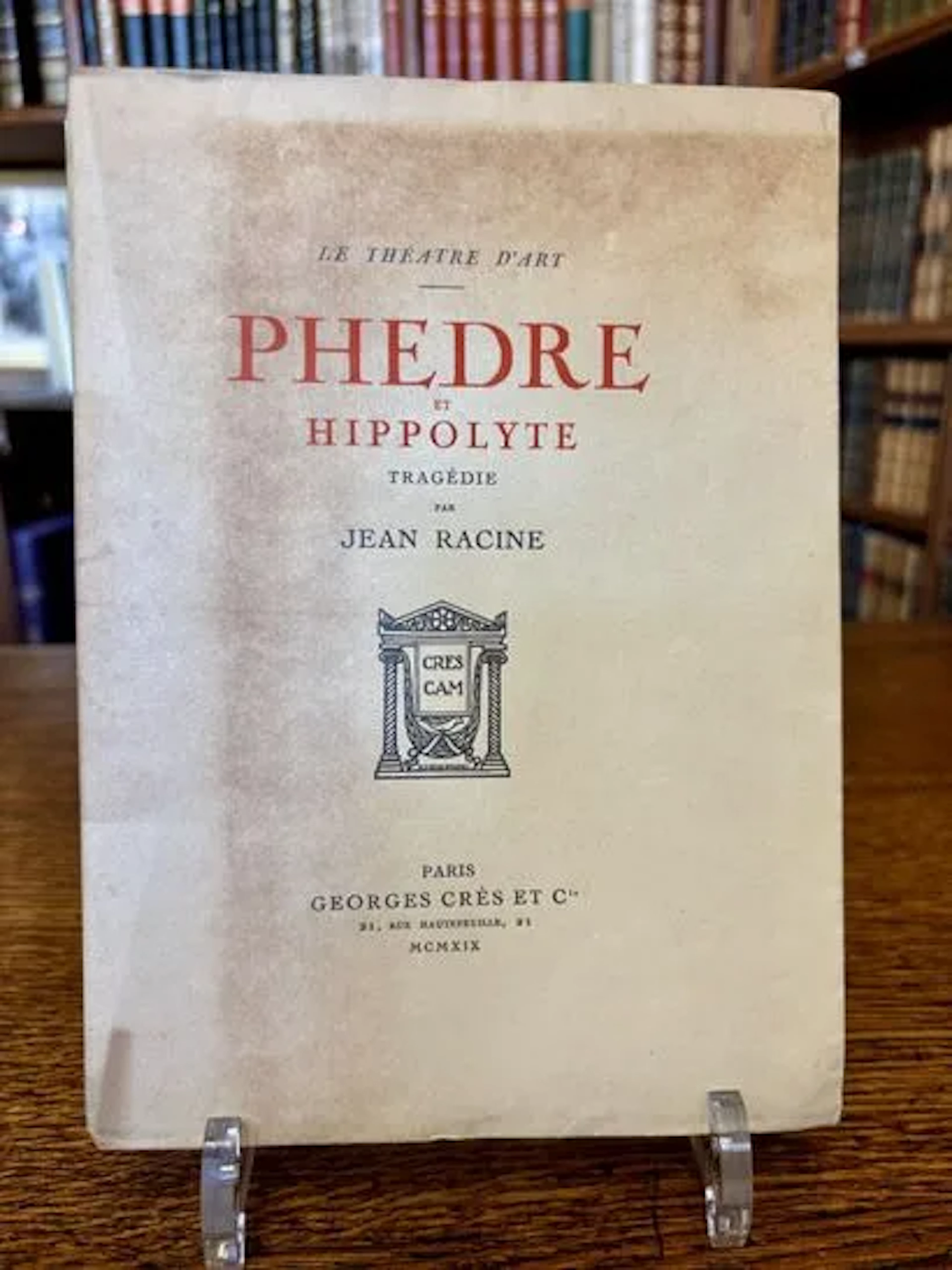RACINE (Jean) — Phaedra and Hippolytus - Lot 210