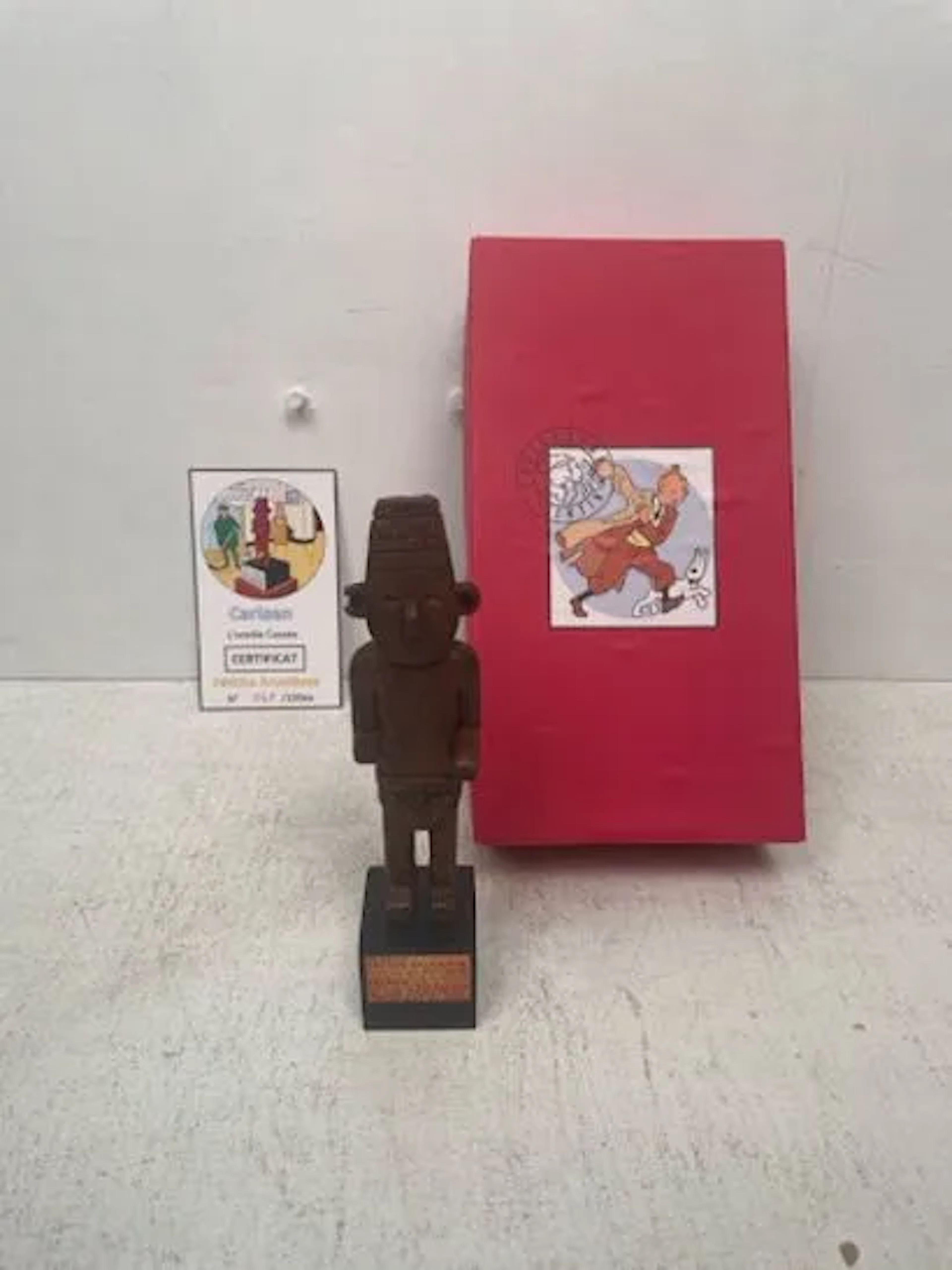 Resin Figurine - Tintin "Arumbaya Talisman" - The Broken Ear - Lot 260