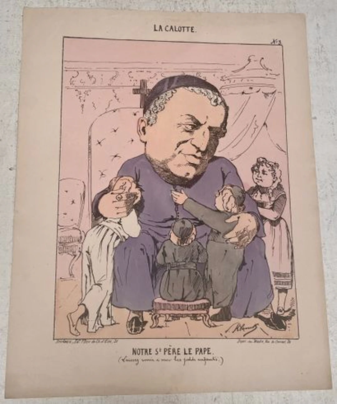 KLENCK — LA CALOTTE, “OUR HOLY FATHER THE POPE” - Lot 150