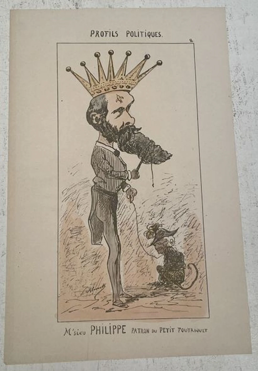 KLENCK — PROFILS POLITIQUES, « M'SIEU PHILIPPE » - Lot 161