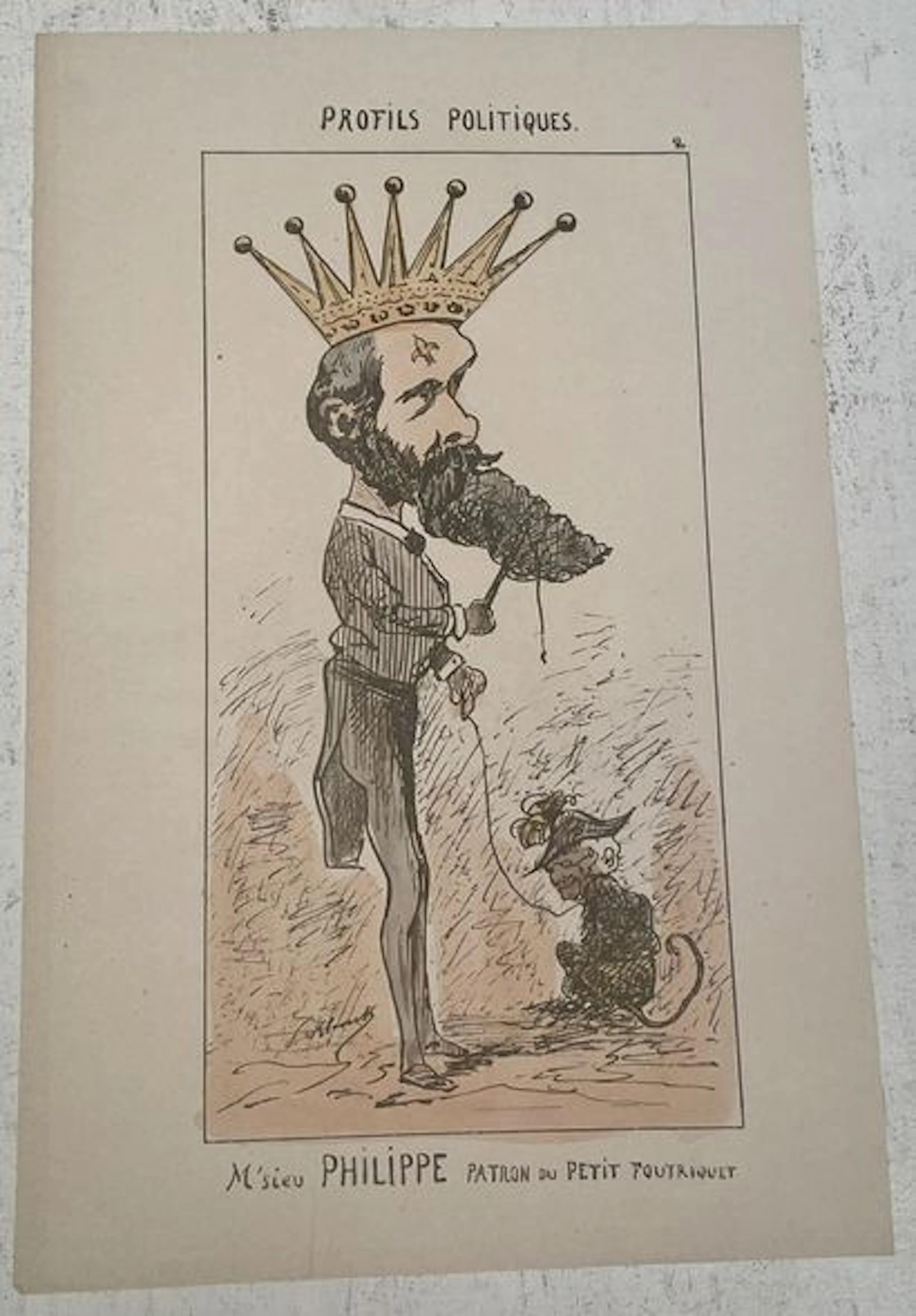 KLENCK — PROFILS POLITIQUES, « M'SIEU PHILIPPE » - Lot 161