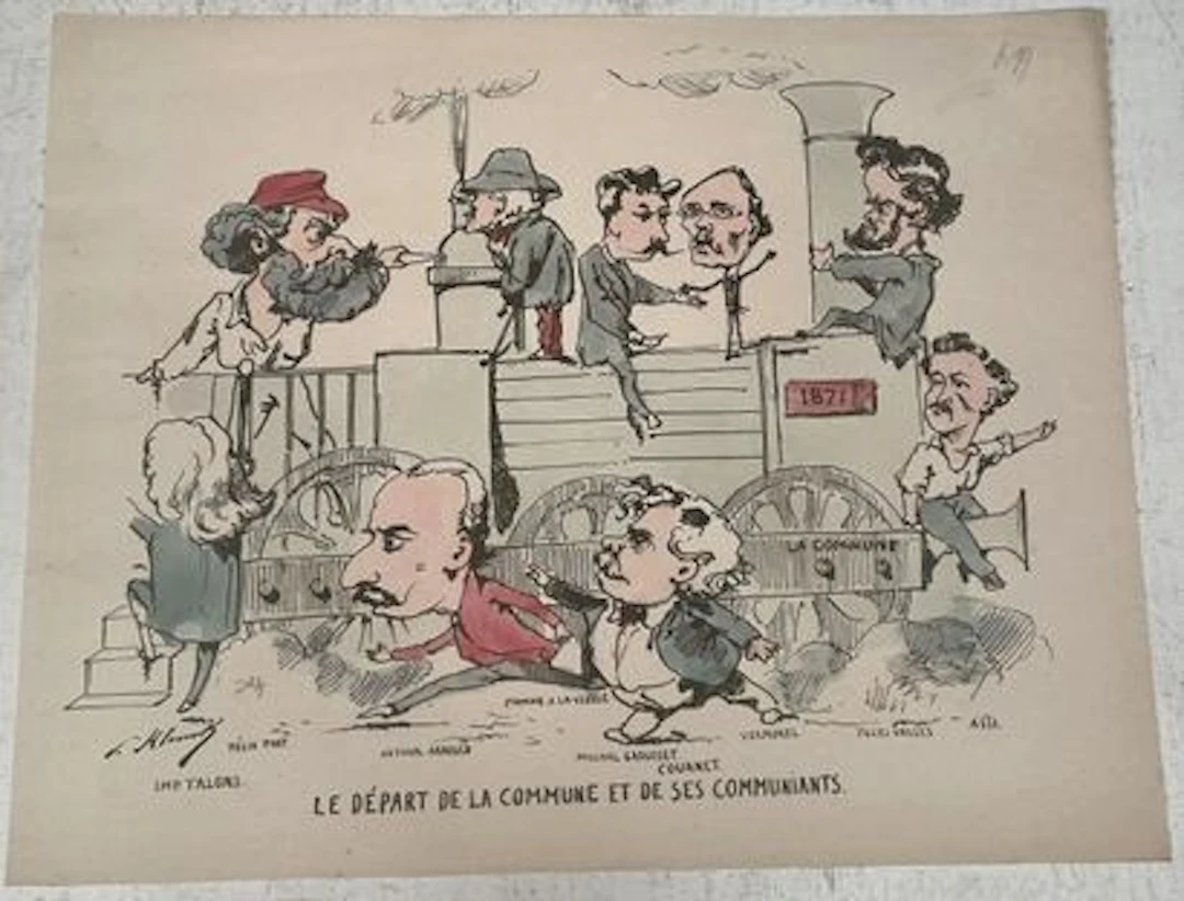 THE DEPARTURE OF THE COMMUNE AND ITS COMMANDERS - Lot 202