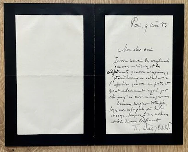 DUBOIS (Théodore) (1837-1924), compositeur, organiste et péd - Lot 142