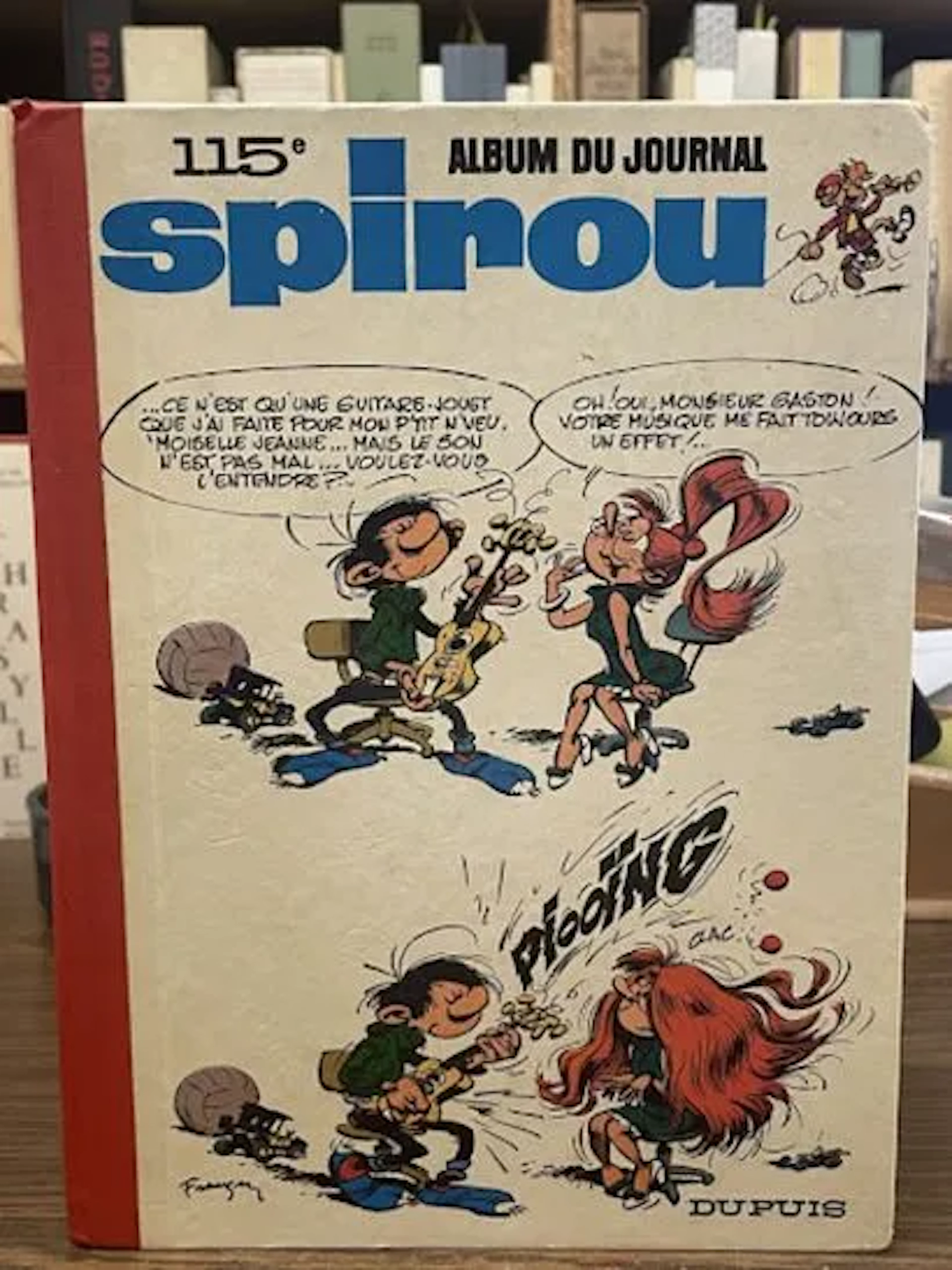 Spirou Album No. 115 - Dupuis Publisher's Binding - 1970 (Re - Lot 142
