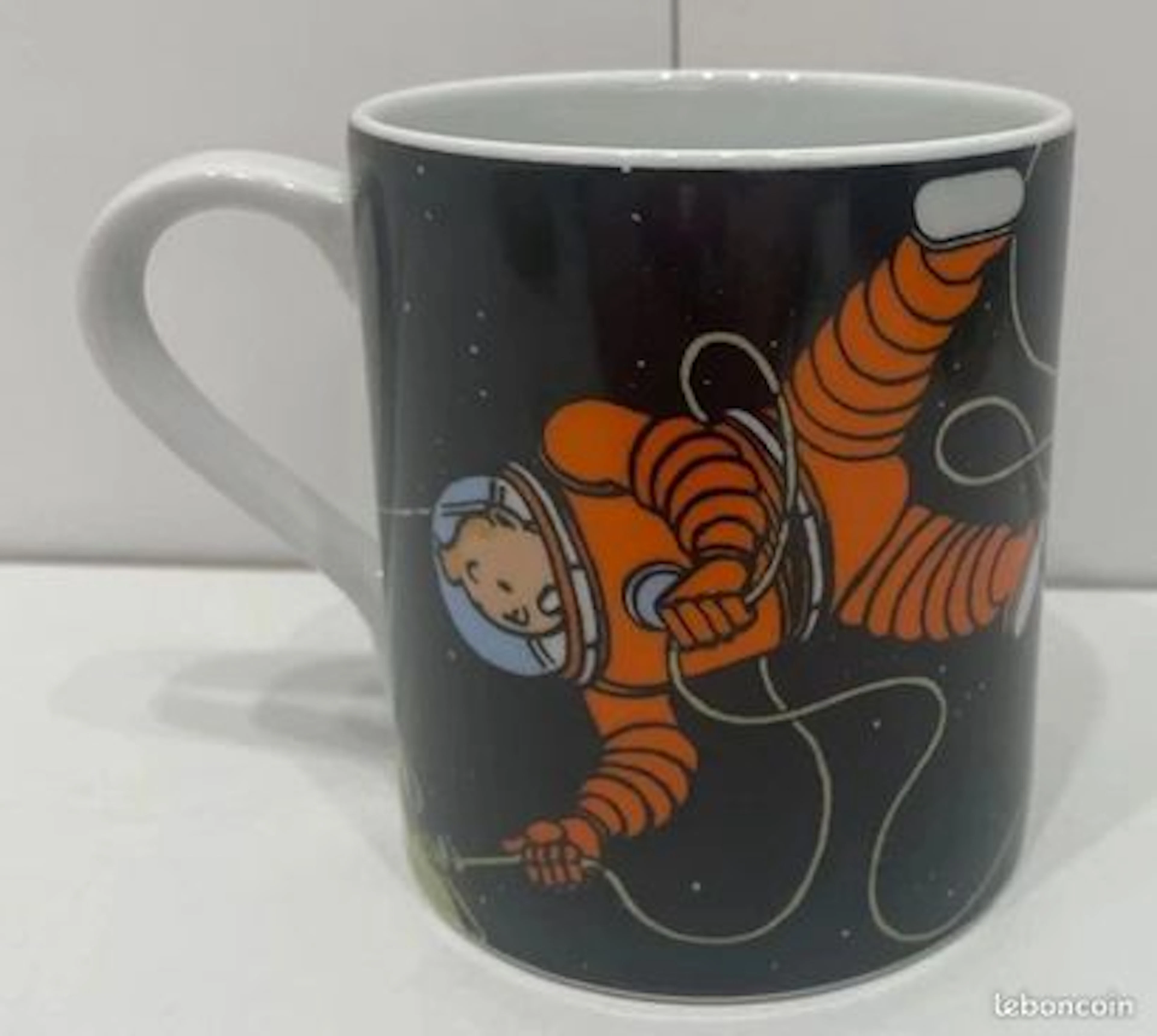 Mug Tintin et Haddock Scène Lune (Ref. 47986) - Lot 174
