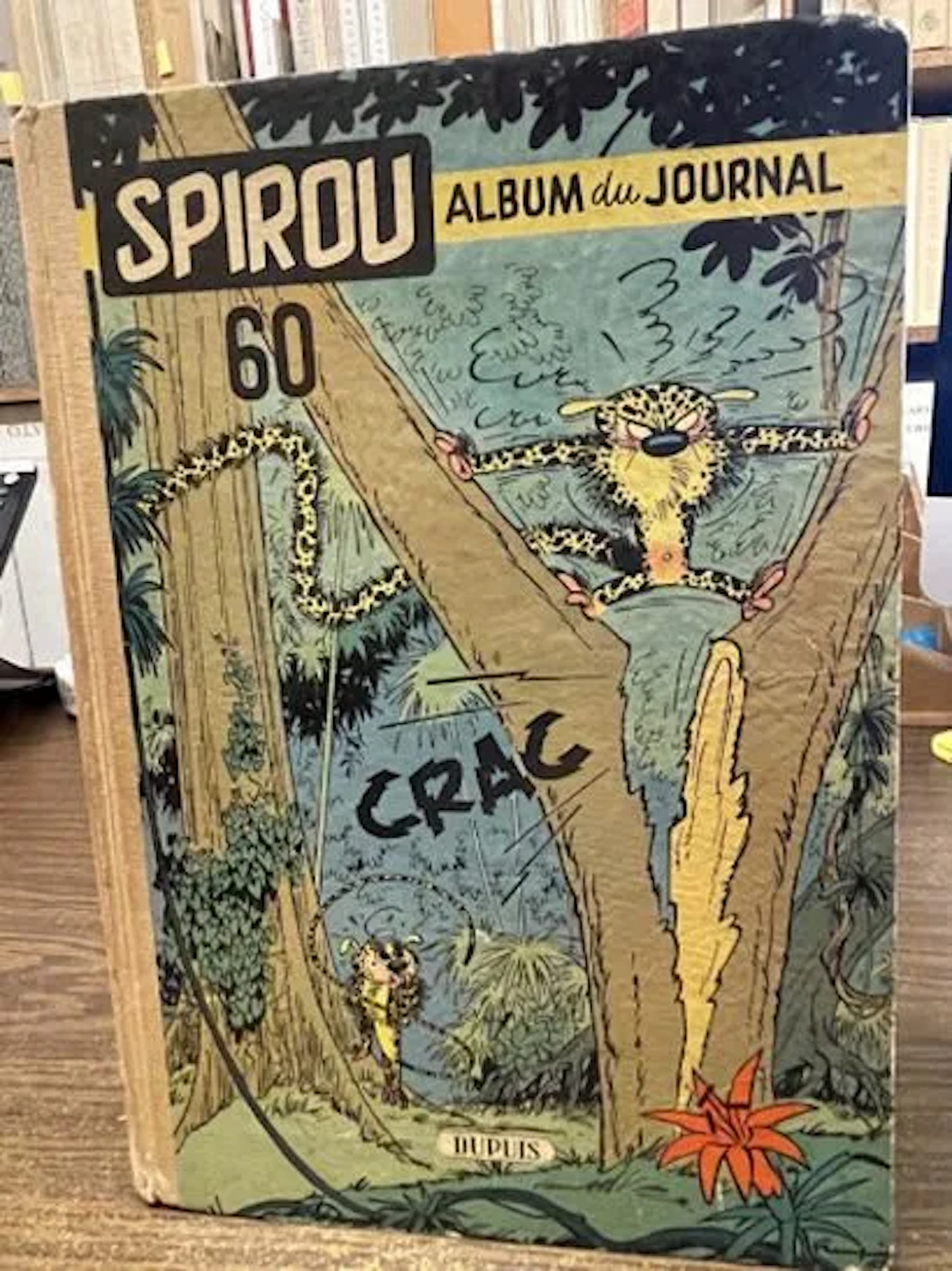 Spirou Album No. 60 - Dupuis Publisher's Binding - 1956 (Bei - Lot 292