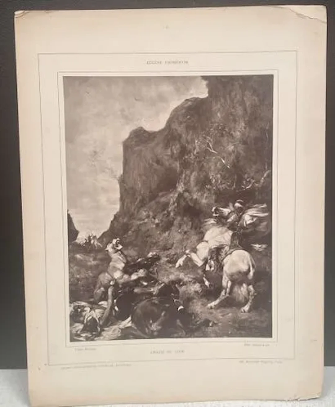 FROMENTIN (Eugène) — CHASSE AU LION - Lot 109