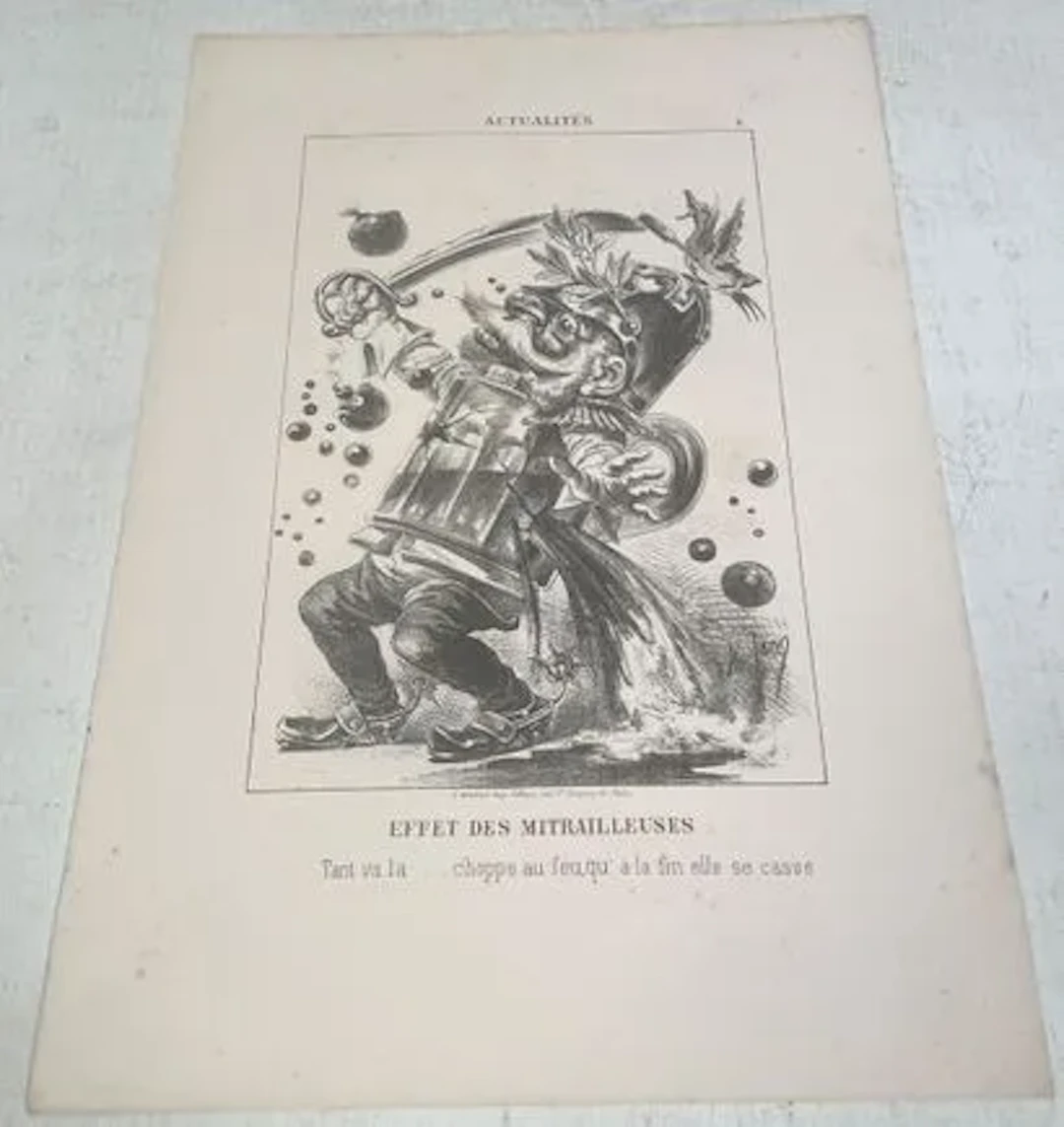 EFFET DES MITRAILLEUSES - Lot 102