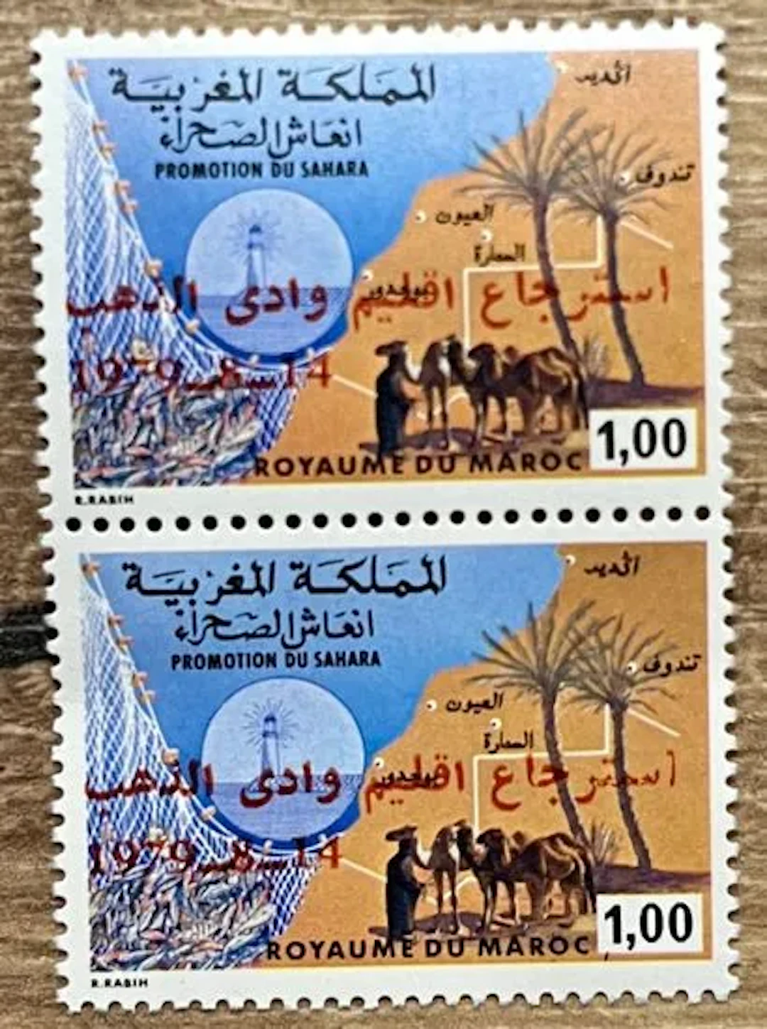 MAROC — PROMOTION DU SAHARA — SURCHARGE 1 DH - Lot 271