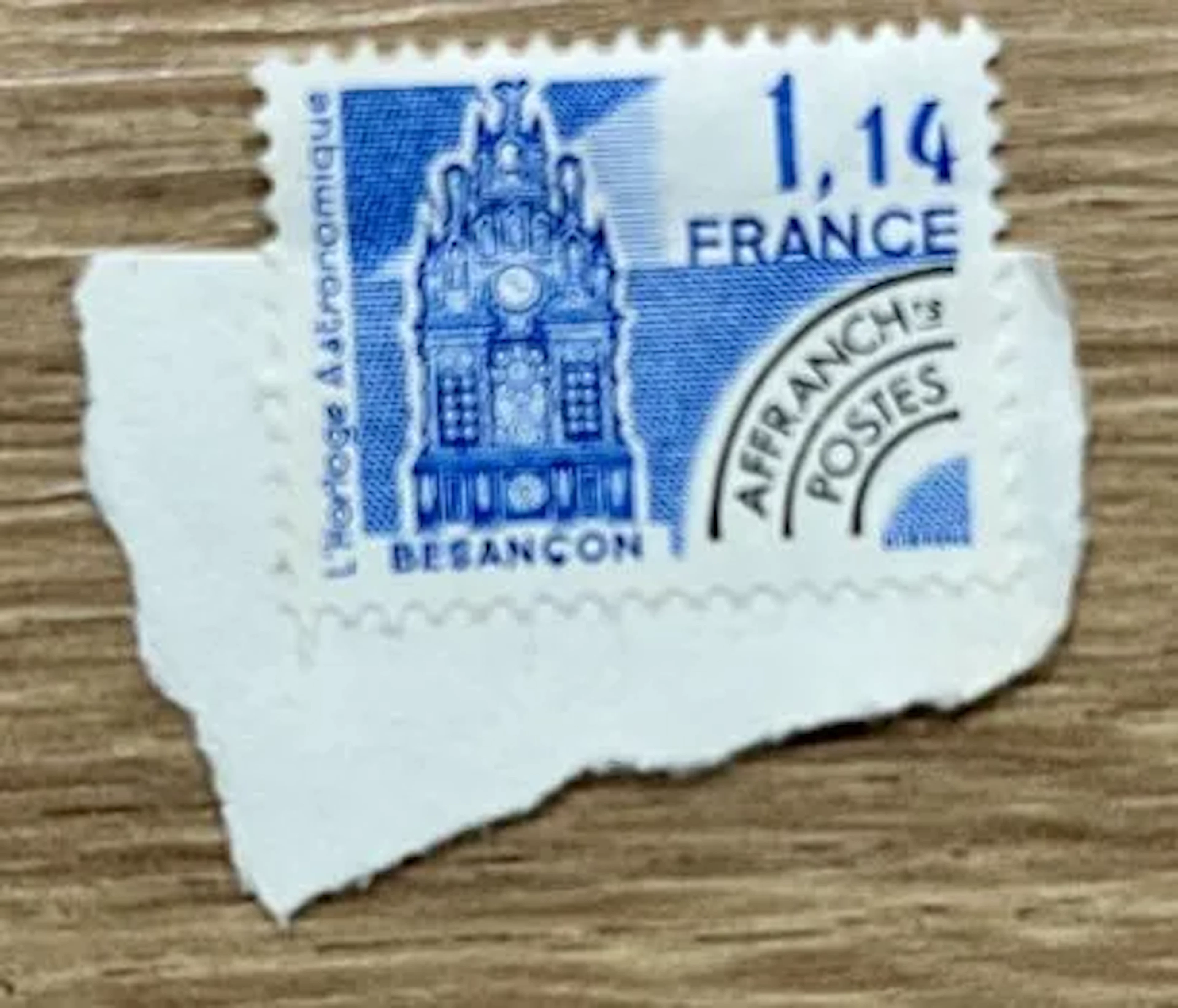 FRANCE - Besançon, astronomical clock, 1.14 F - Lot 8