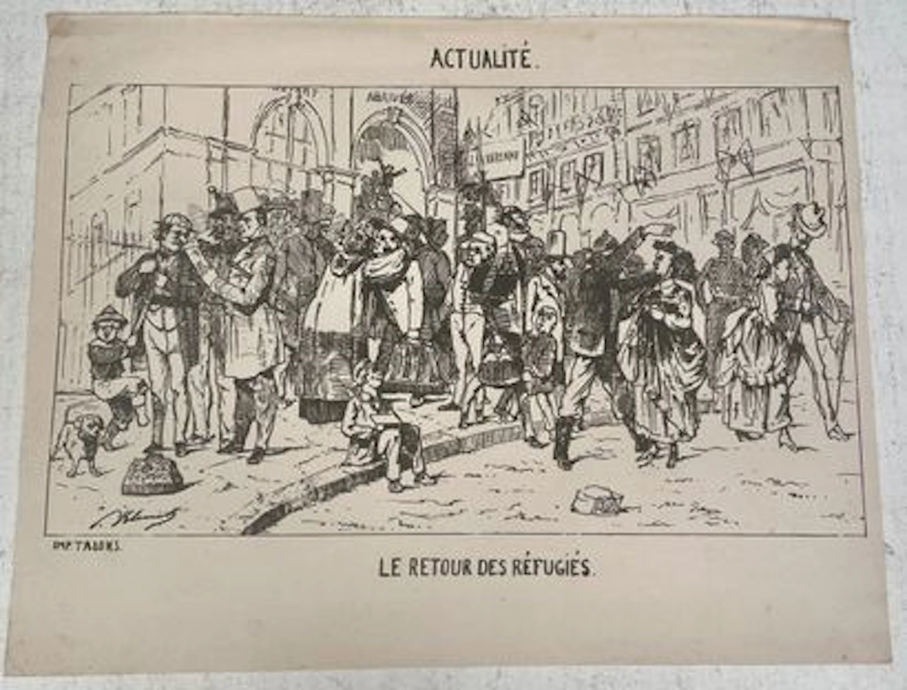 LE RETOUR DES RÉFUGIÉS - Lot 214