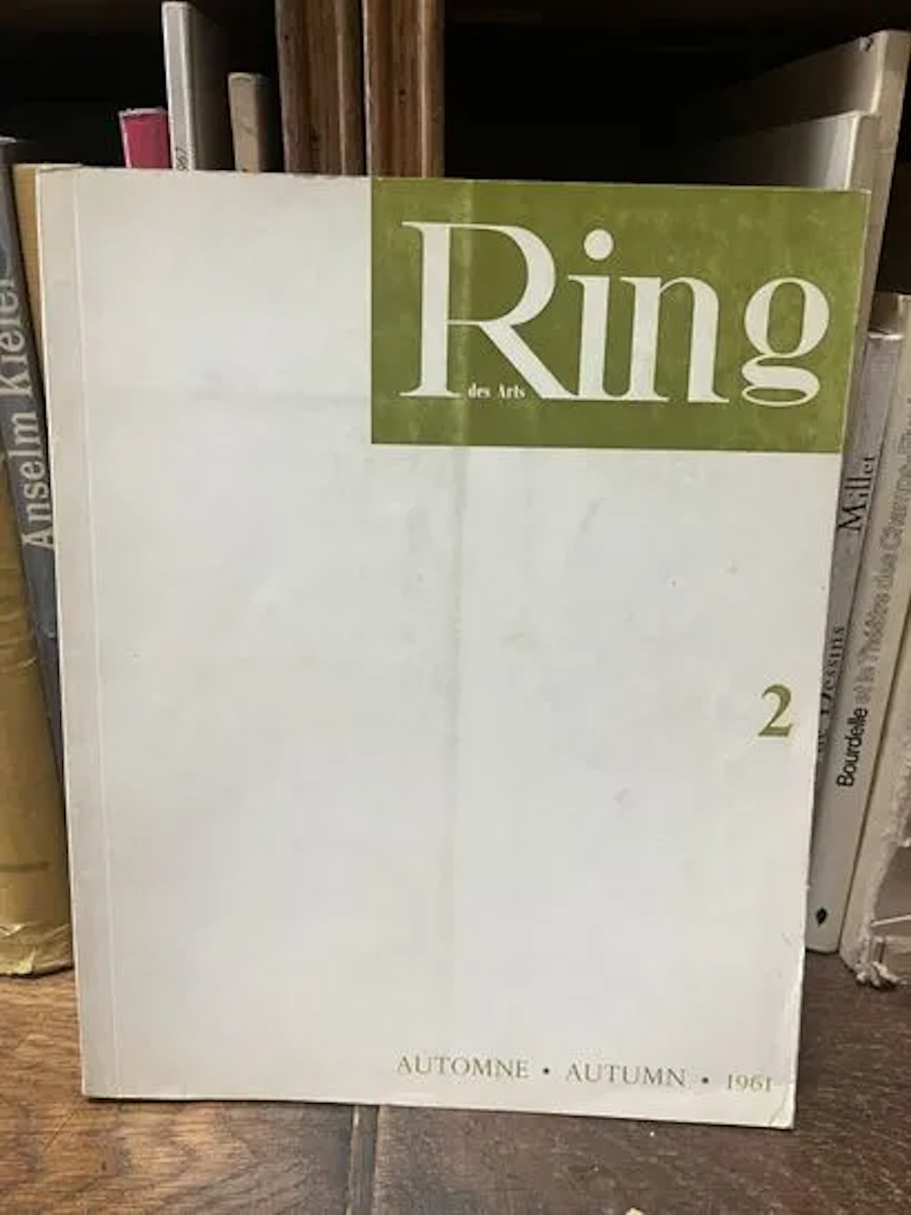 RING DES ARTS. — No. 2. Fall 1961. - Lot 216