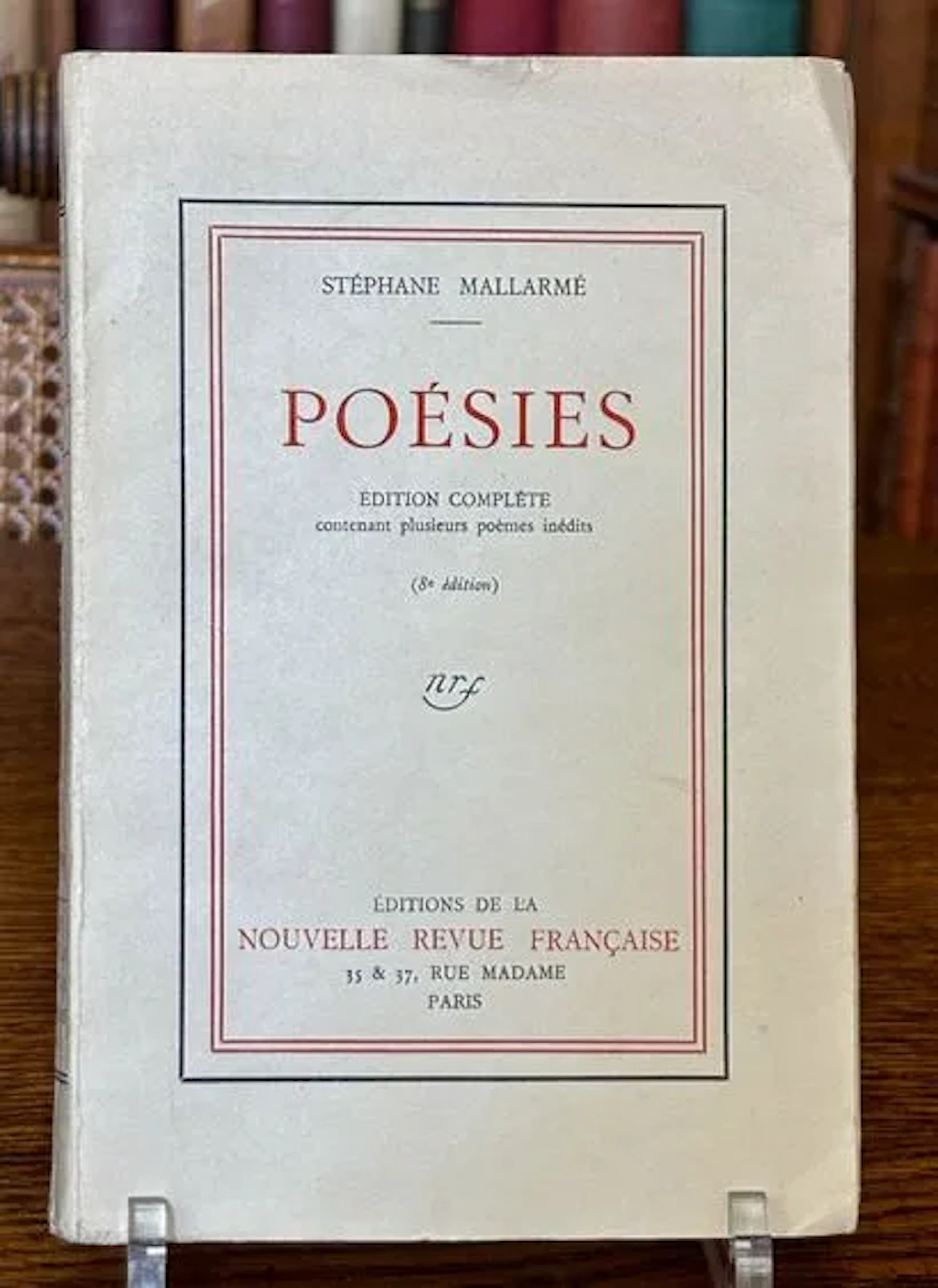 MALLARMÉ (Stéphane) — Poésies. Édition complète contenant pl - Lot 185