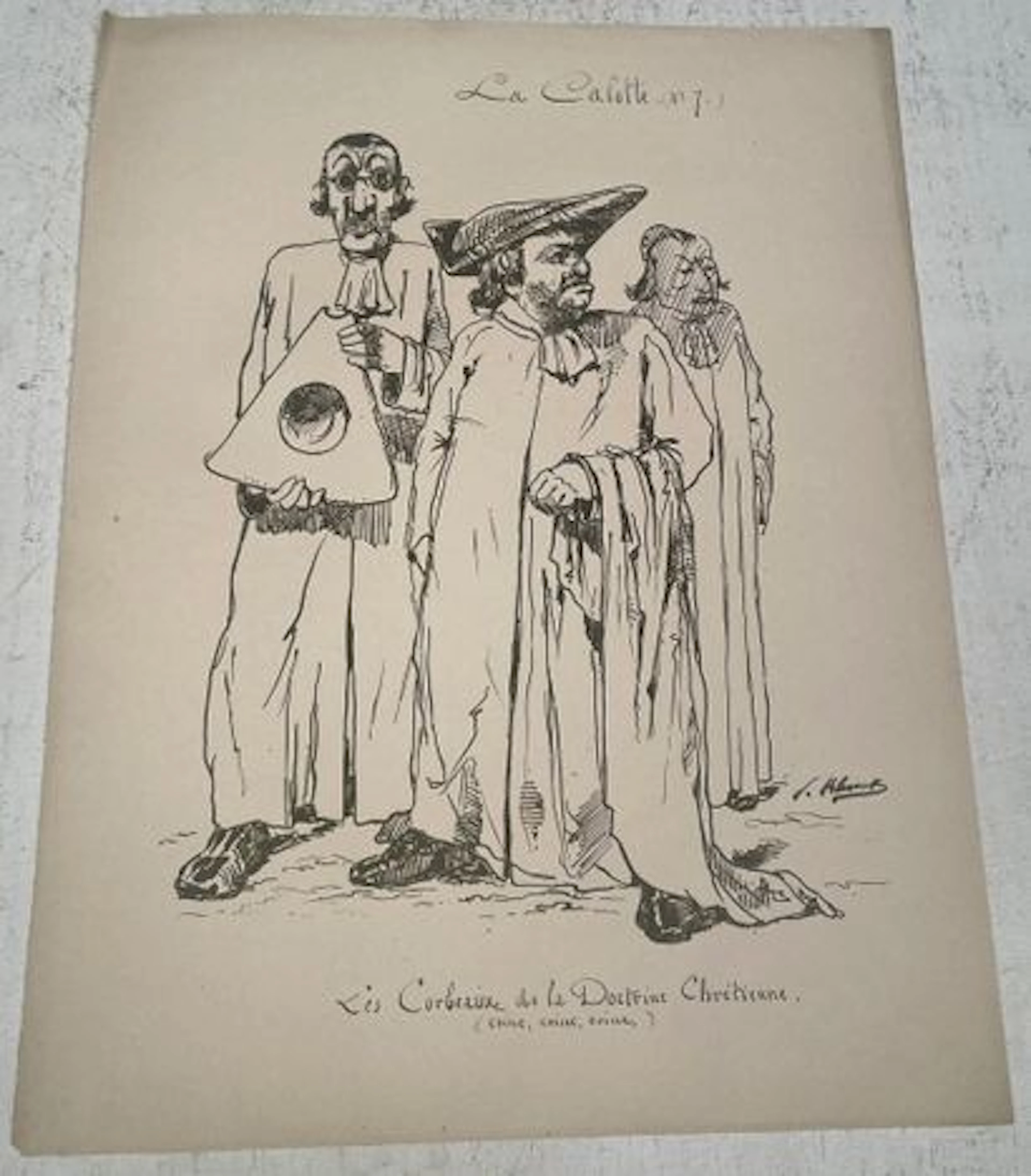 KLENCK — LA CALOTTE, « LES CORBEAUX DE LA DOCTRINE CHRÉTIENN - Lot 147