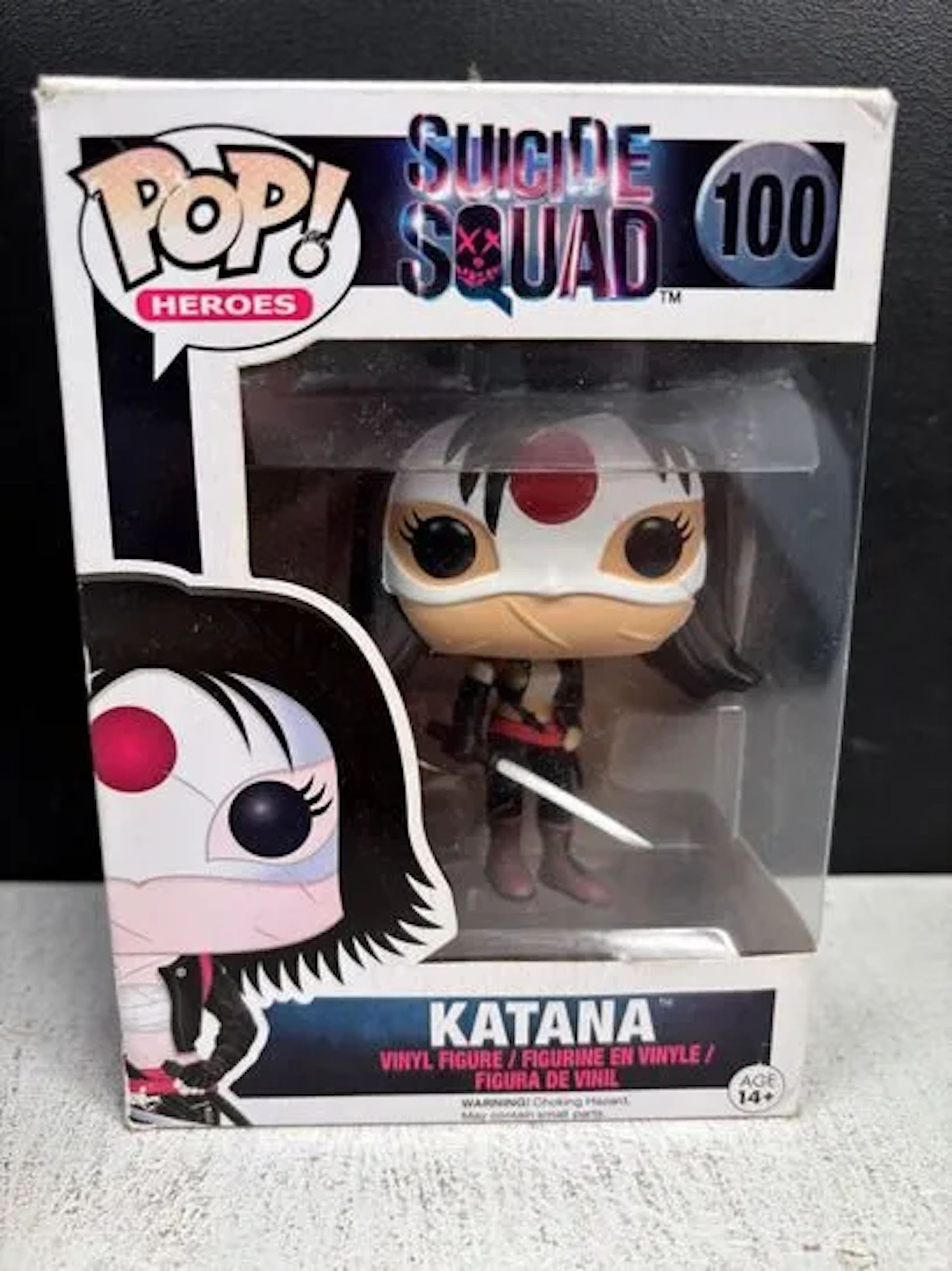 FUNKO POP! HEROES - SUICIDE SQUAD - KATANA No. 100 - Lot 118