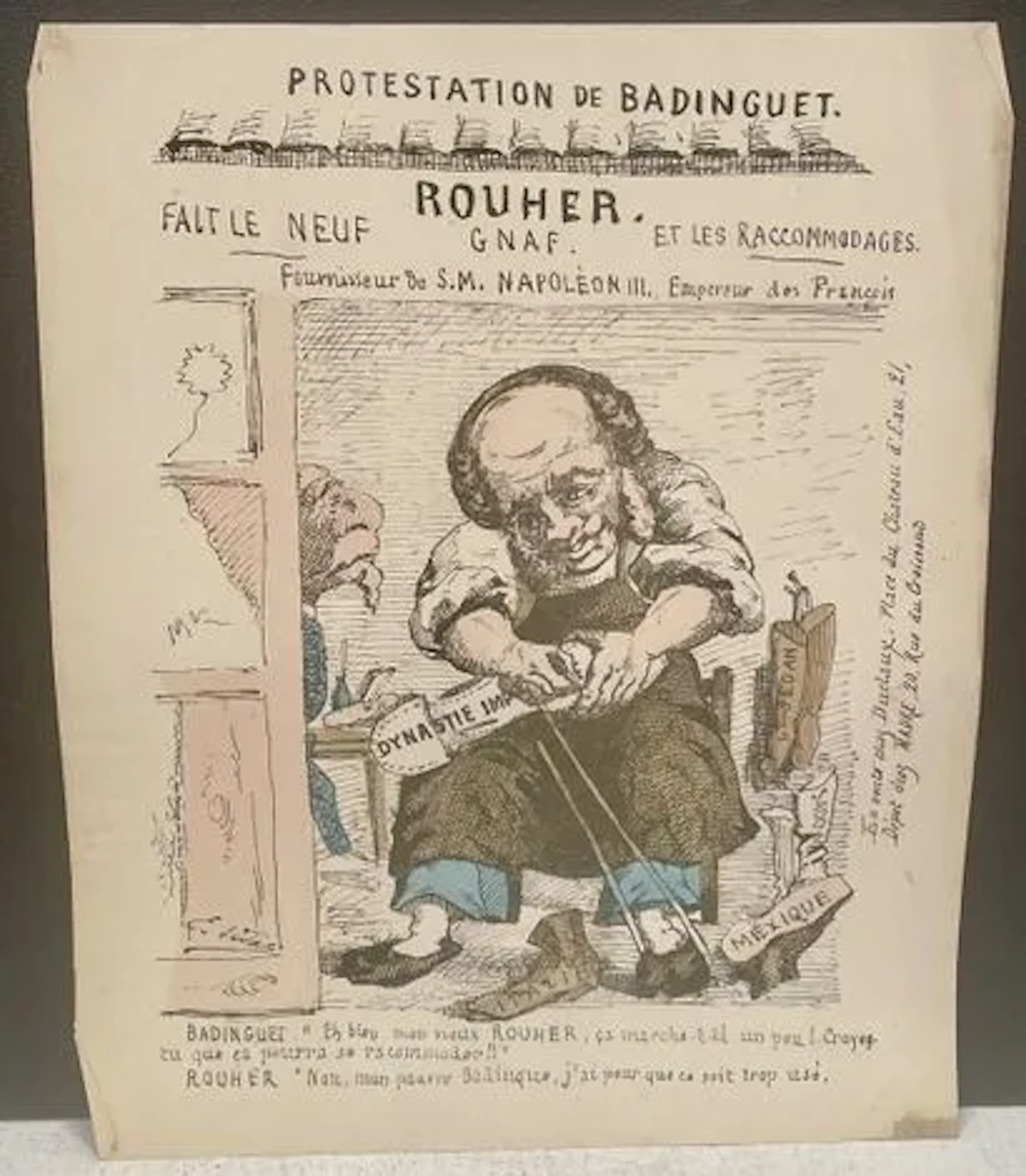 BADINGUET — ROUHER PROTEST - Lot 270