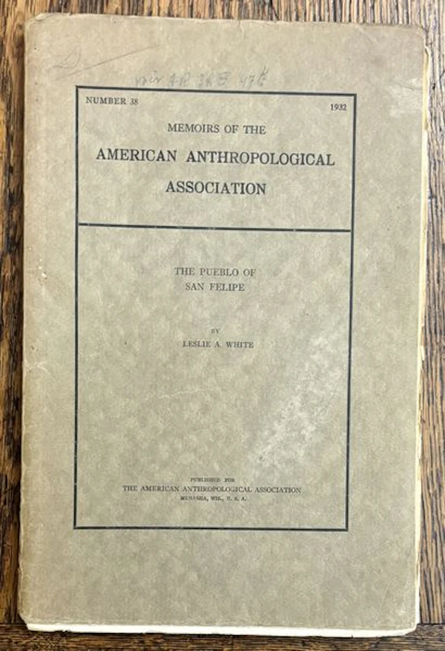WHITE (Leslie A.). — The Pueblo of San Felipe. - Lot 310
